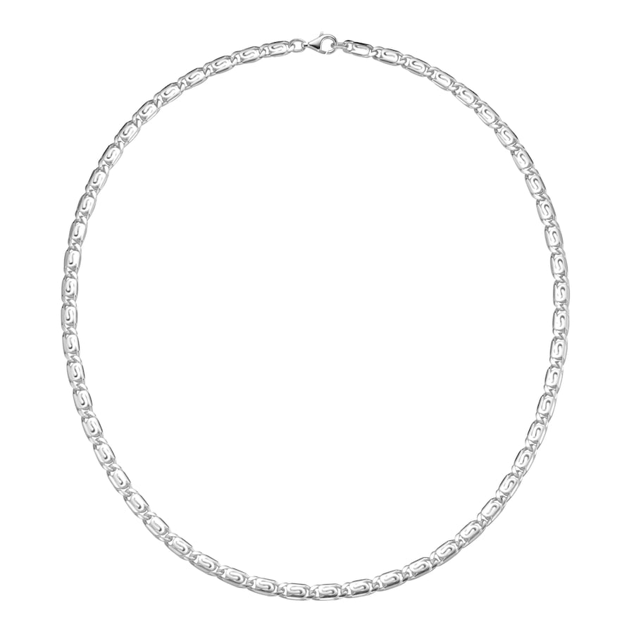 Smart Jewel Kette S-Panzerkette massiv, Silber 925 50 cm