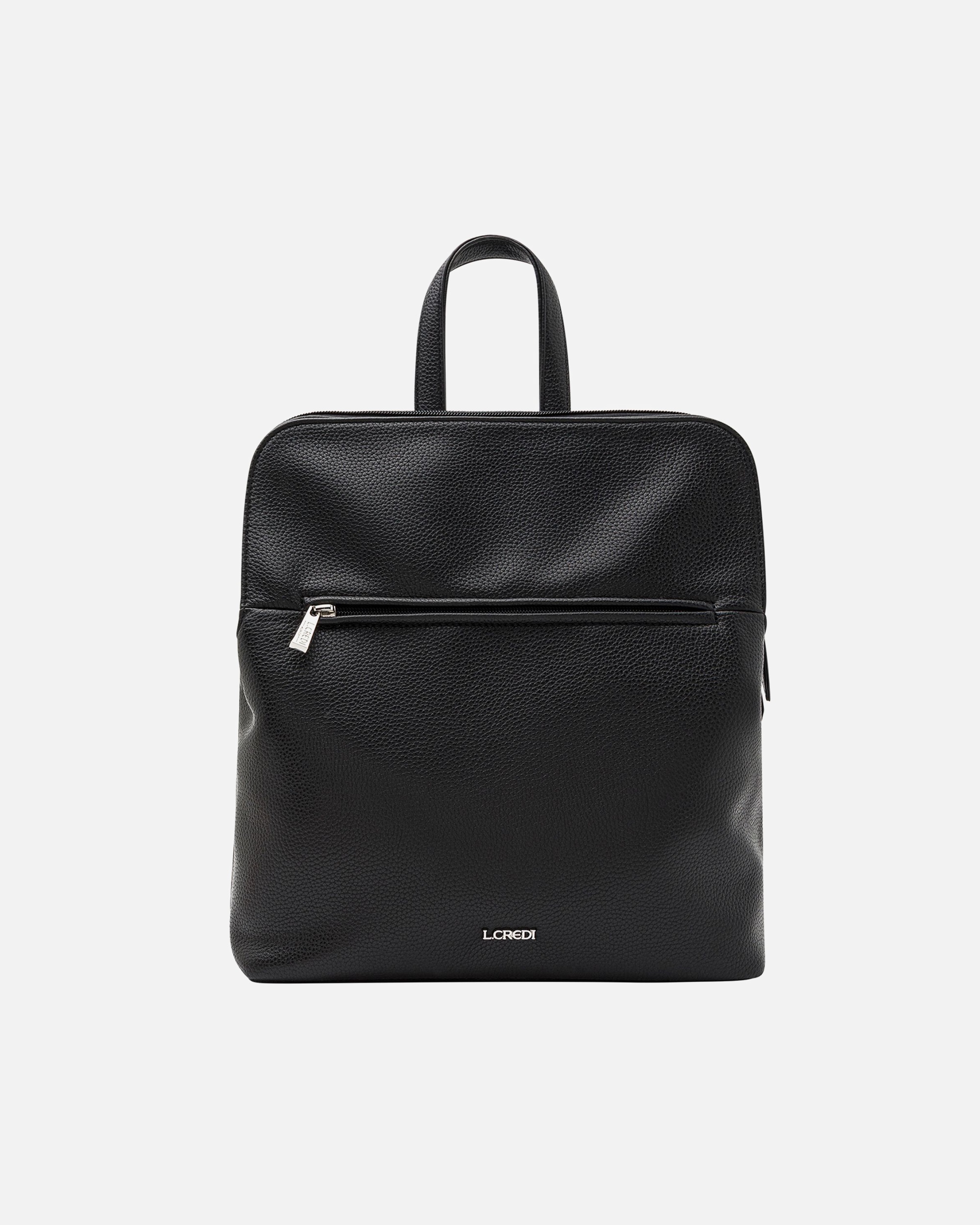 Rucksack für Weiblich L.CREDI Melanie City-Rucksack schwarz