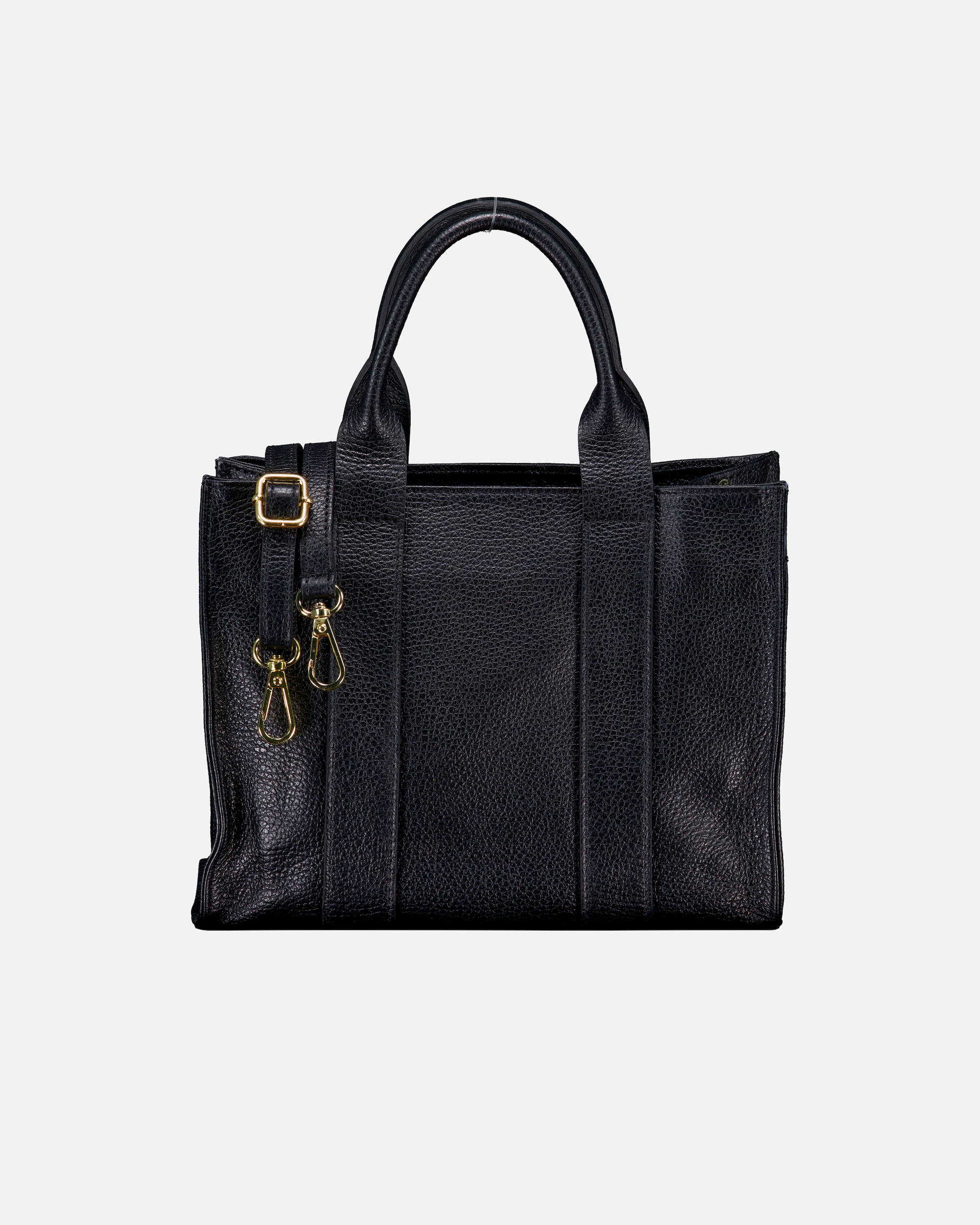 Handtasche für Weiblich Hausfelder Manufaktur Handtasche Dollaro Book Tote Schwarz