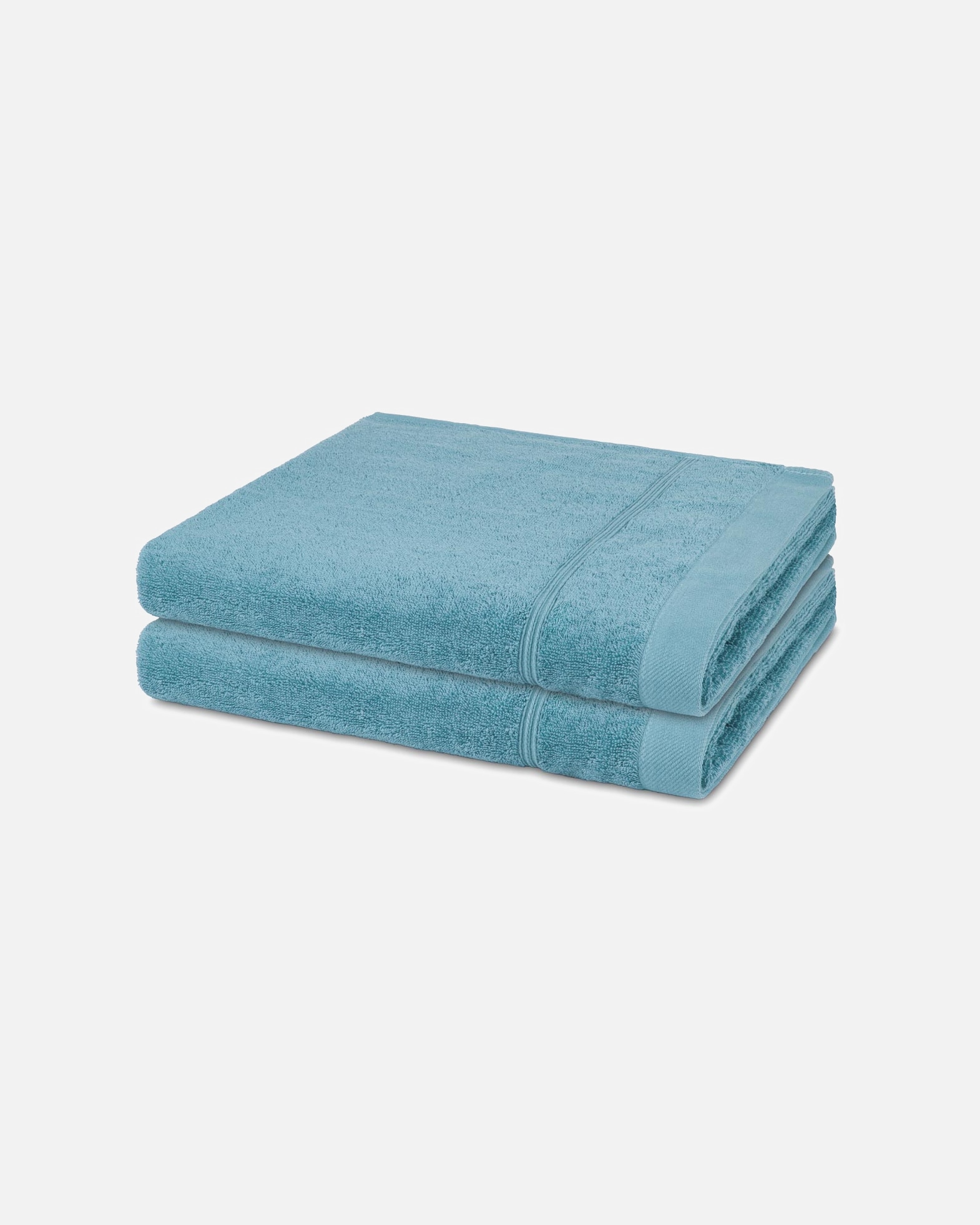 Handtuch für Unisex ROSS Duschtuch-Set Rubin (2er Set) Aquamarin