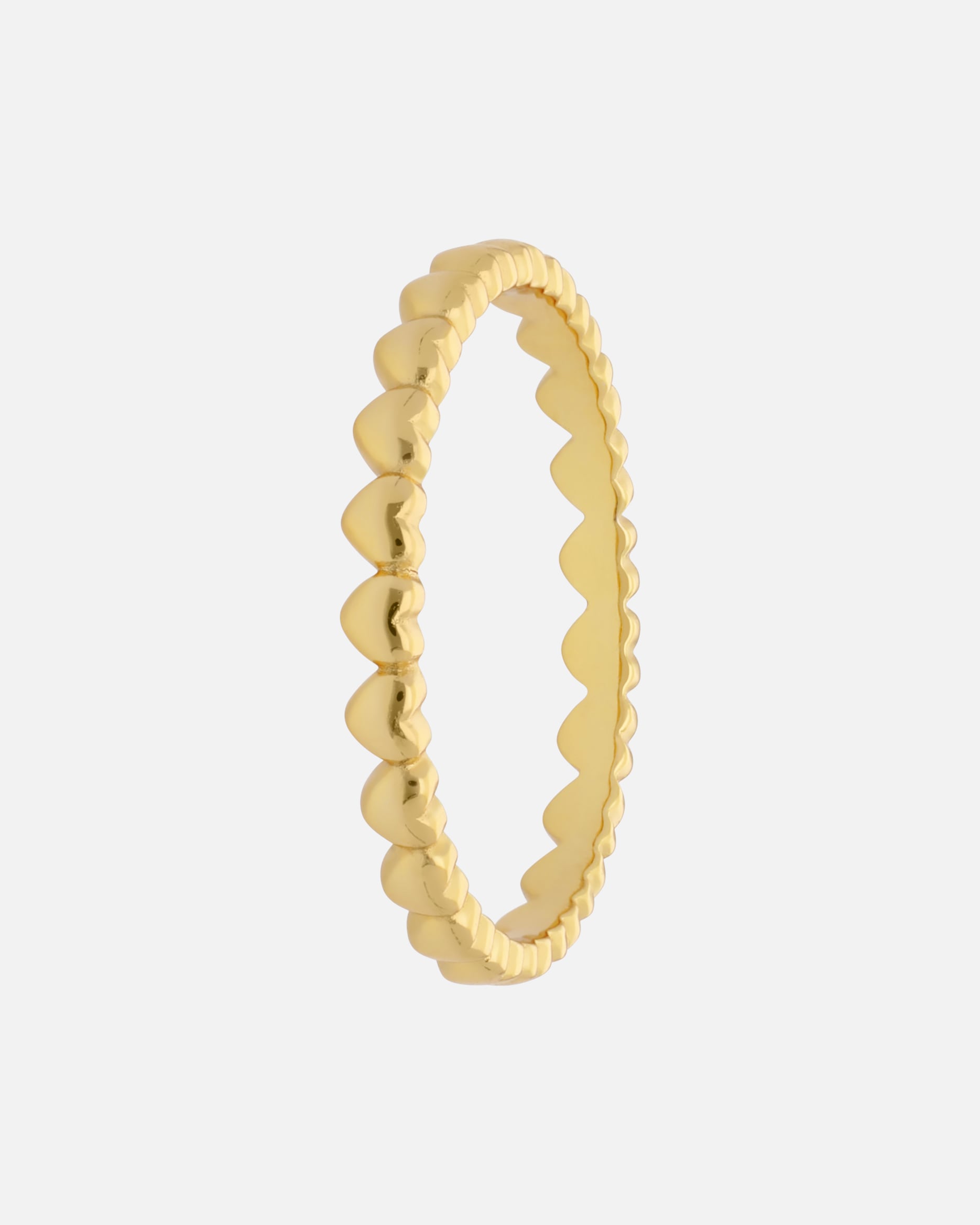 Ring für Weiblich Lucardi Ringe 925 Silber Gold - 50mm