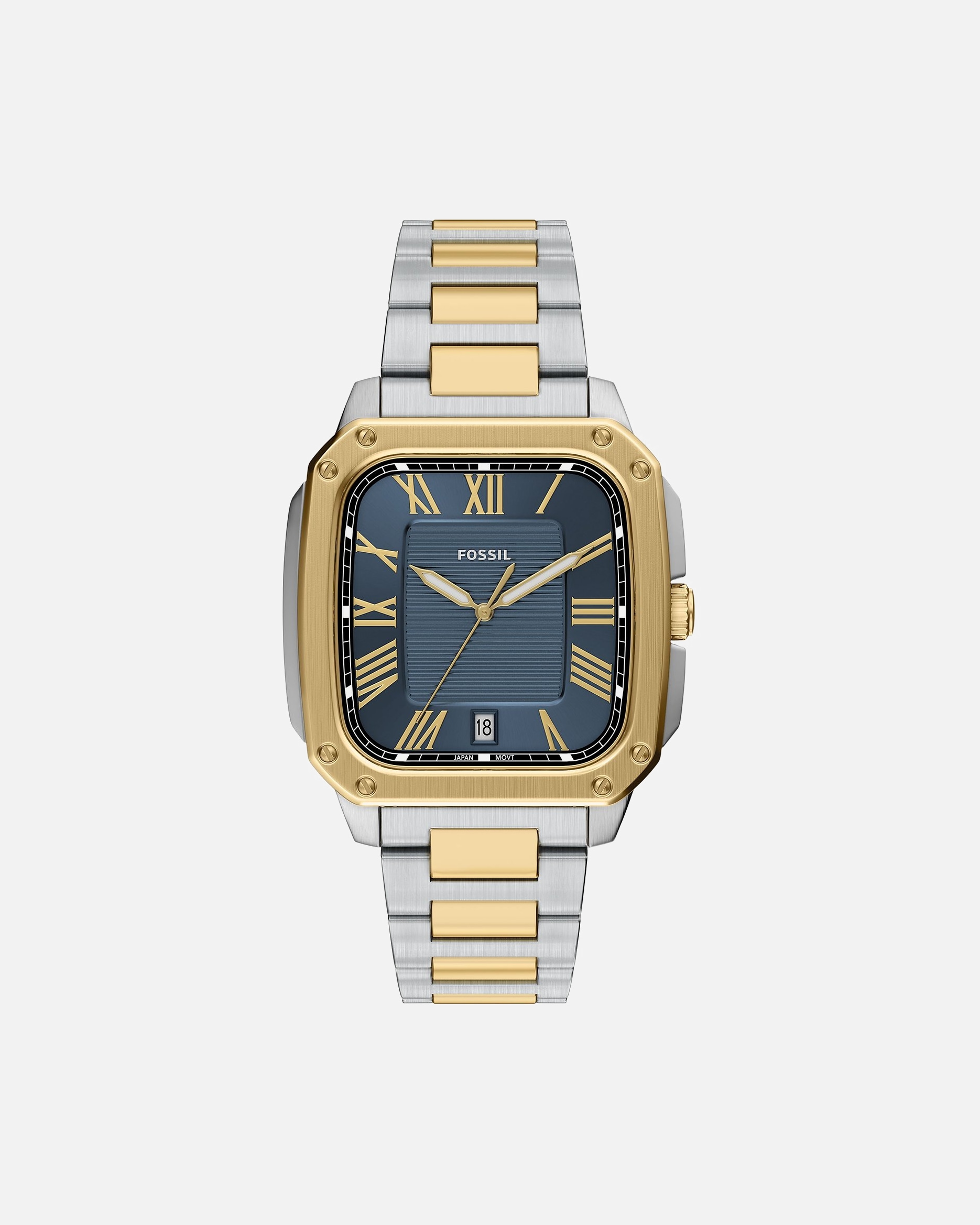 Uhr für Männlich Fossil Herrenuhr Edelstahl One Size