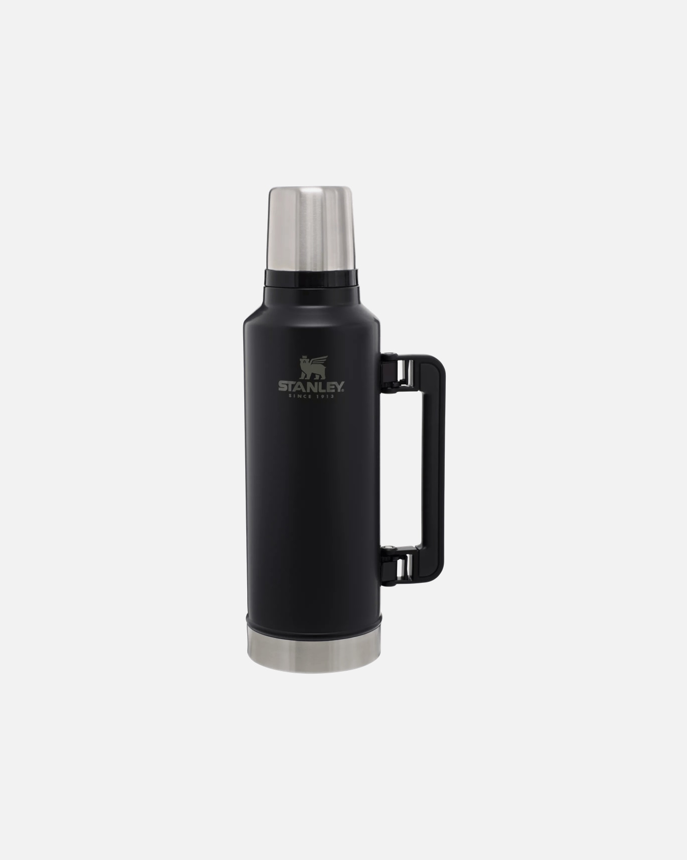 Trinkflasche für Unisex Stanley 1913 Isolierflasche - 1,9L - CLASSIC LEGENDARY BOTTLE Matte Black Pebble