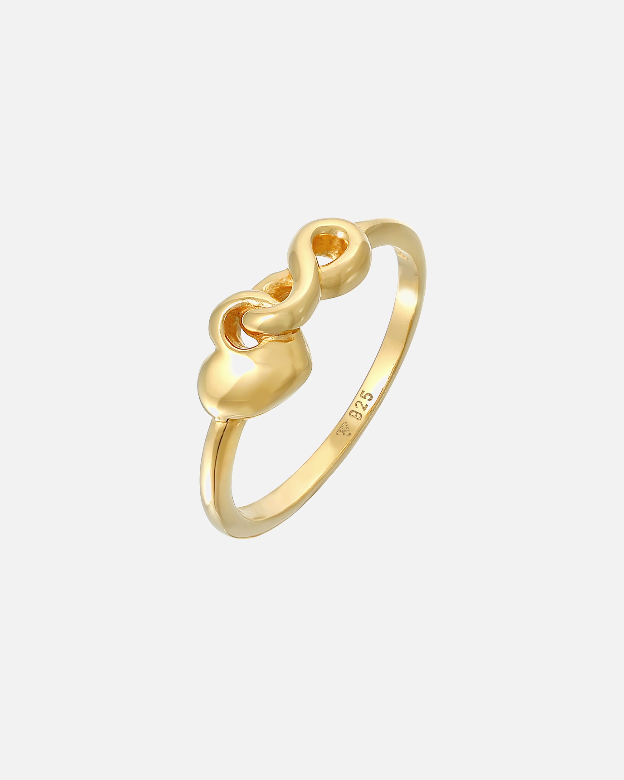 Ring für Weiblich Elli Herz Infinity Ring Liebe 925 Silber 58
