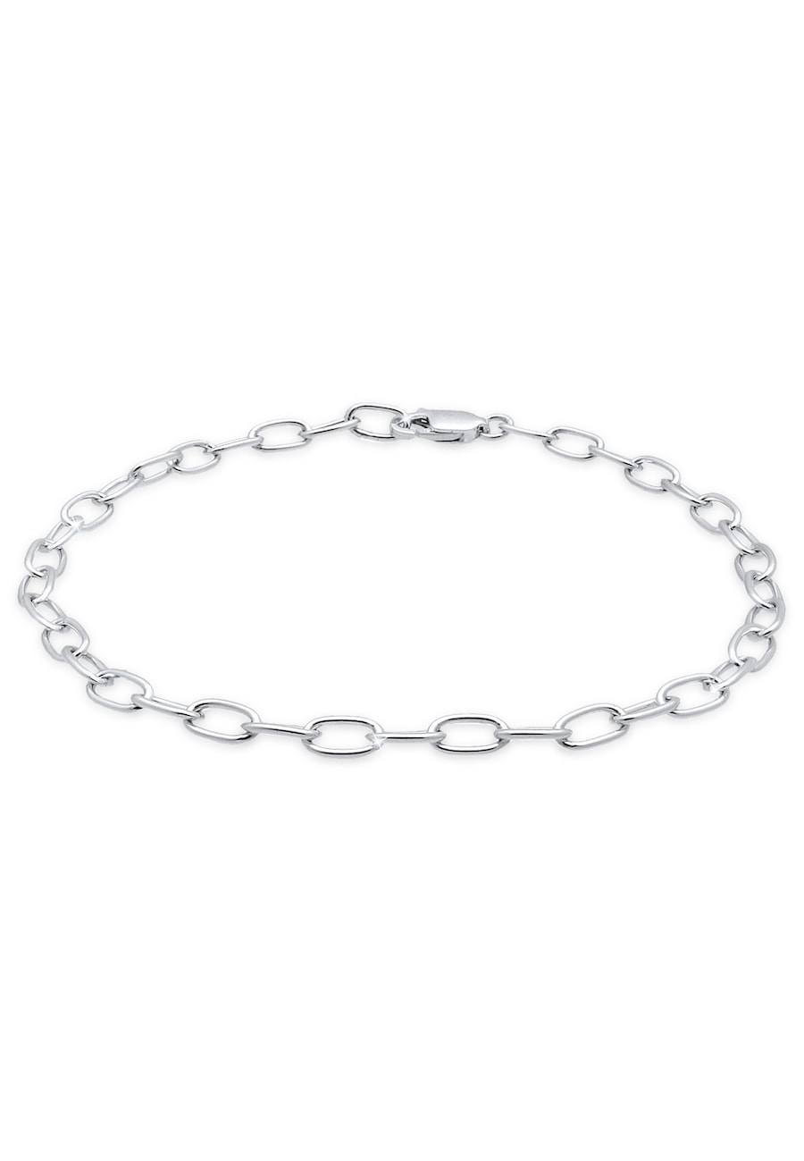 Elli Charmträger Bettelarmband Trend Basic 925 Silber 18 Damen