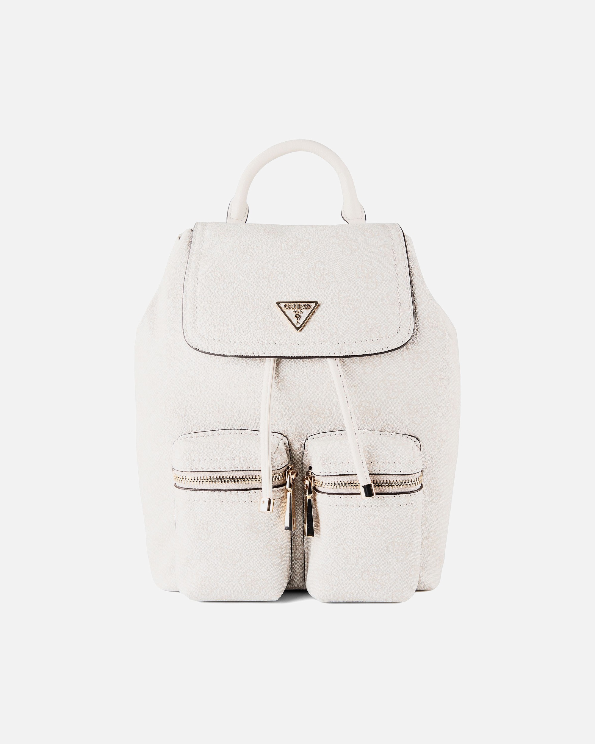 Rucksack für Weiblich Guess Rucksack Manhattan II Flap bone logo
