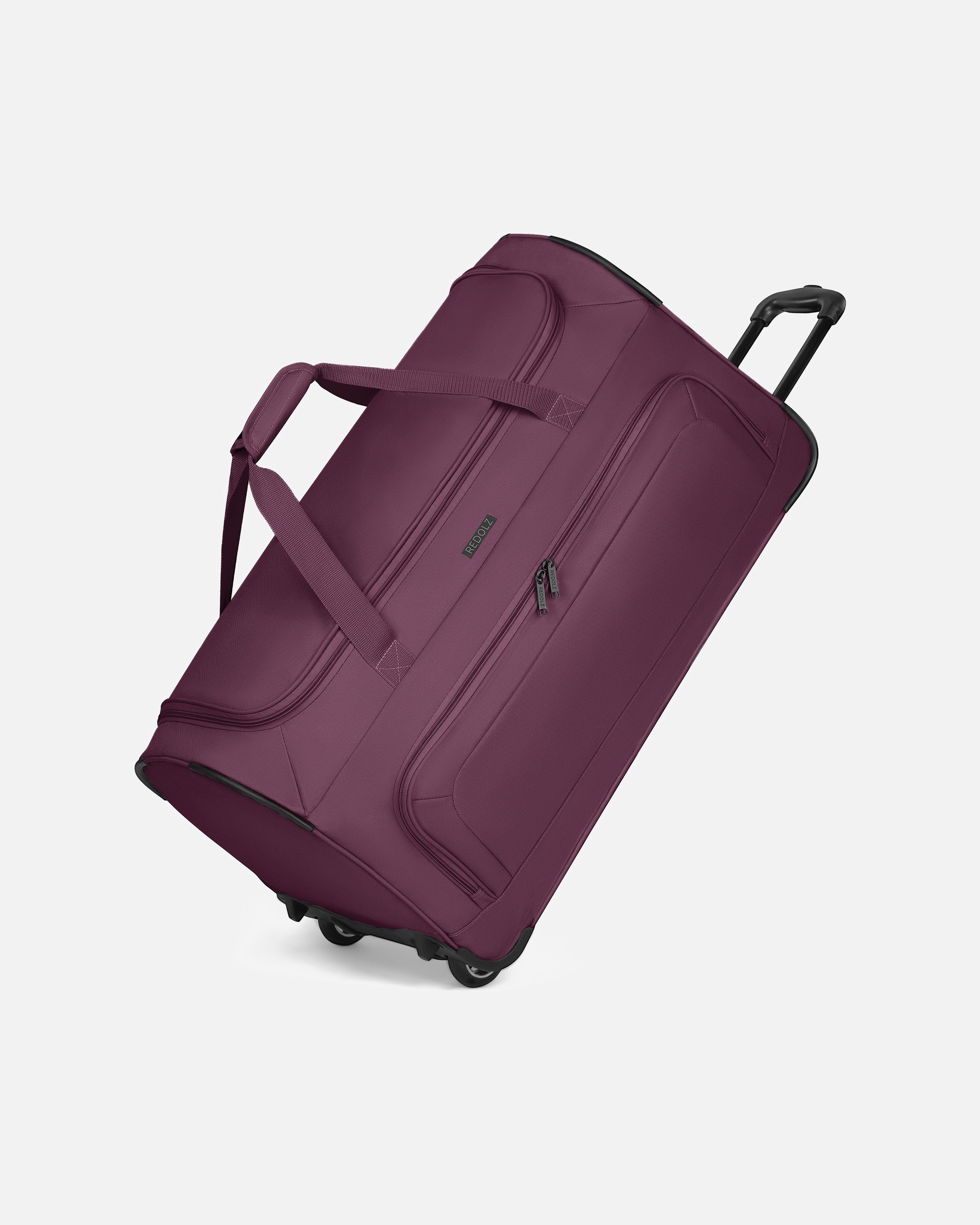 Tasche für Männlich Redolz Duffle Essentials 2 Rollen Reisetasche 71 cm burgundy