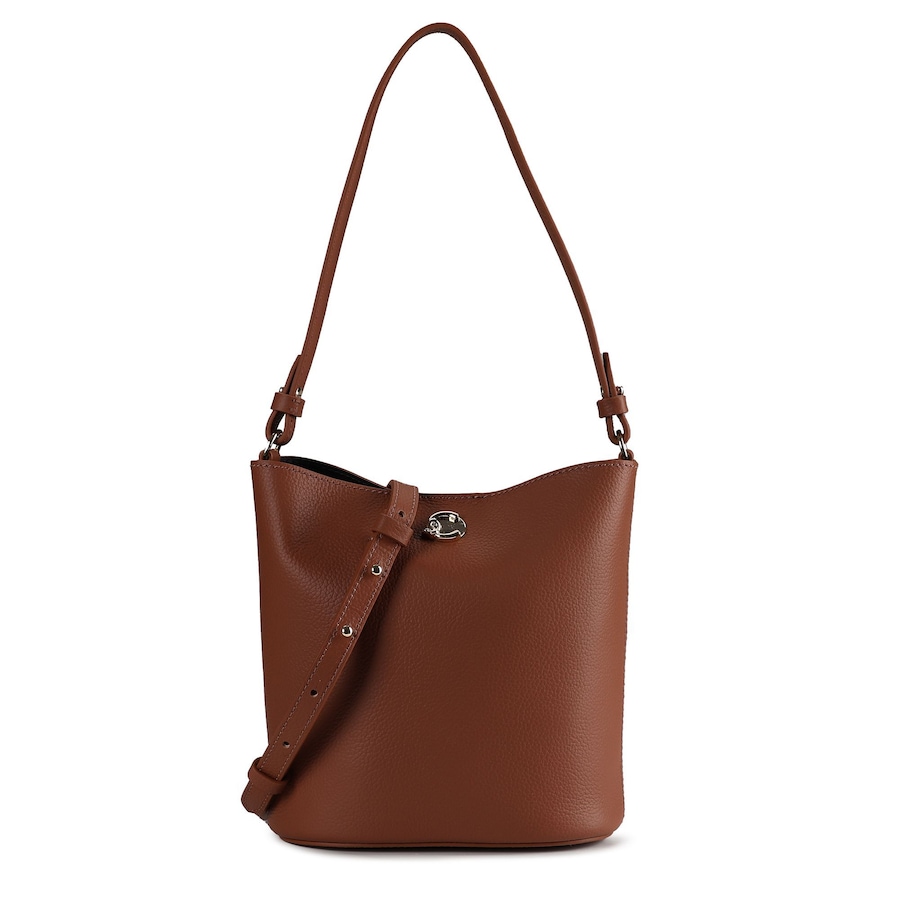Coccinelle Nikla Beuteltasche cognac-noir Braun Damen