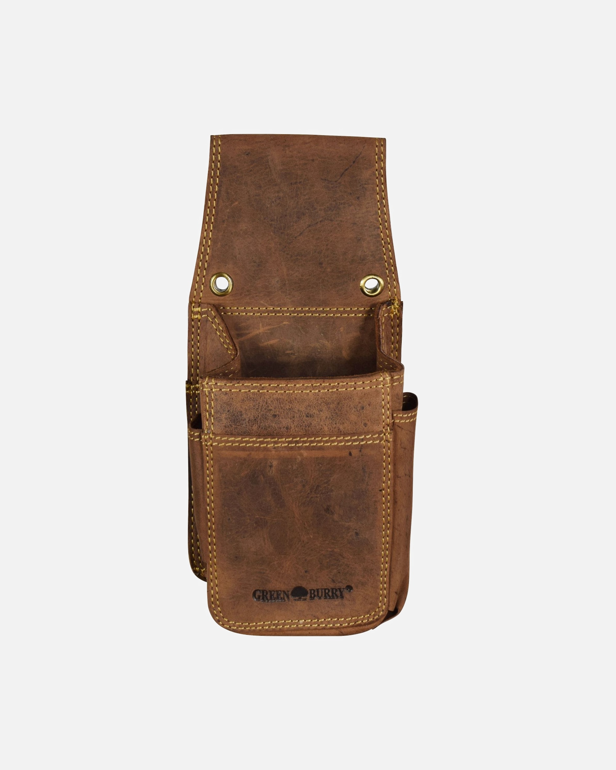 Bauchtasche für Männlich Greenburry Vintage Gürteltasche braun