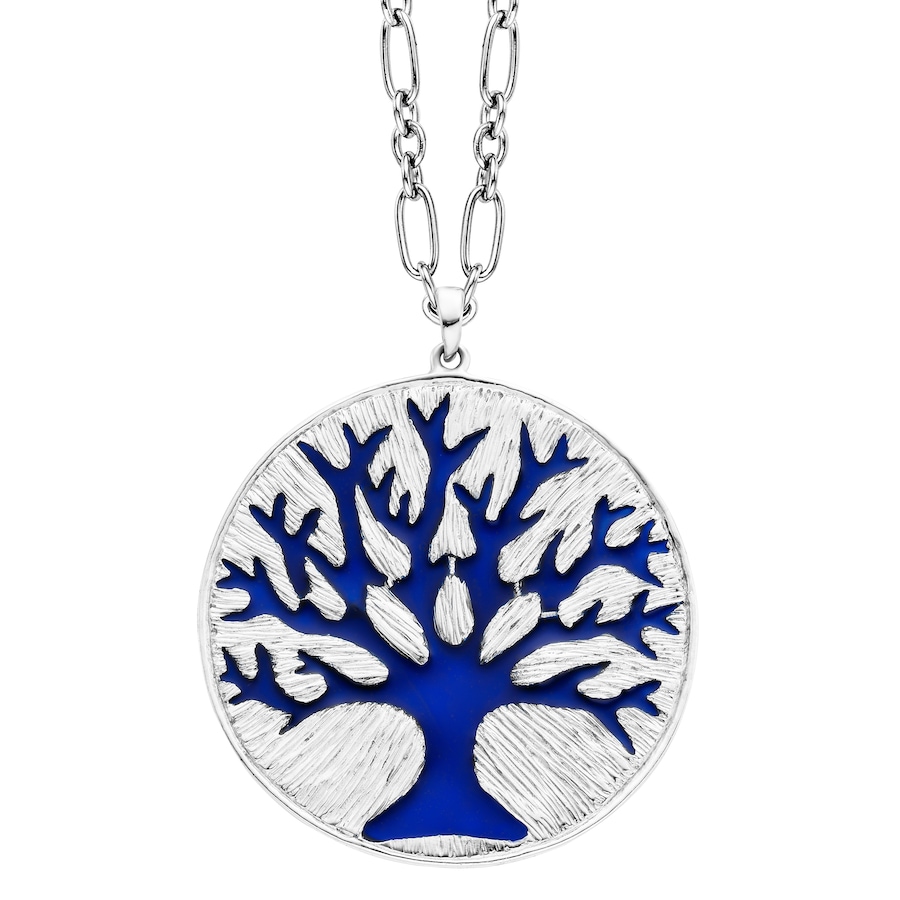 Julie Julsen Anhänger mit Kette 925/- Sterling Silber ohne weiß Weiss Damen