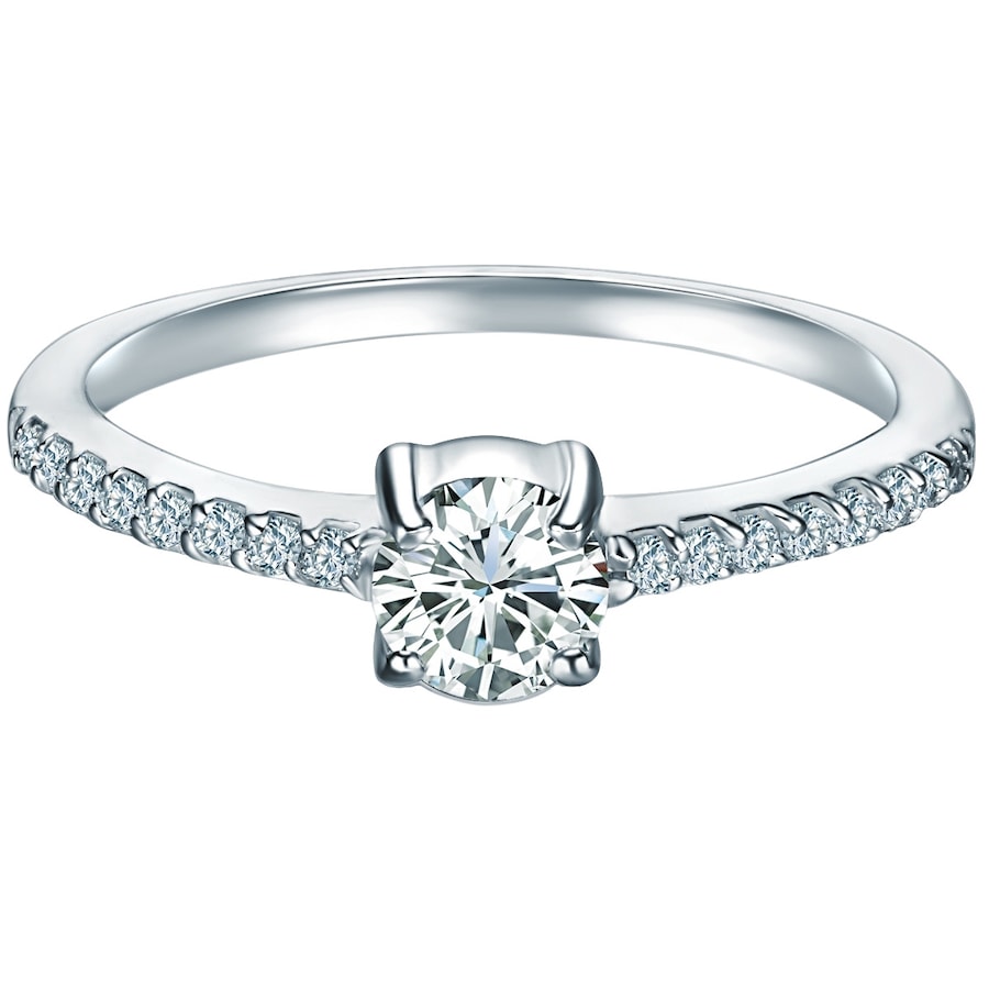 Trilani Ring aus Sterling Silber in mit Zirkonia 54 Damen