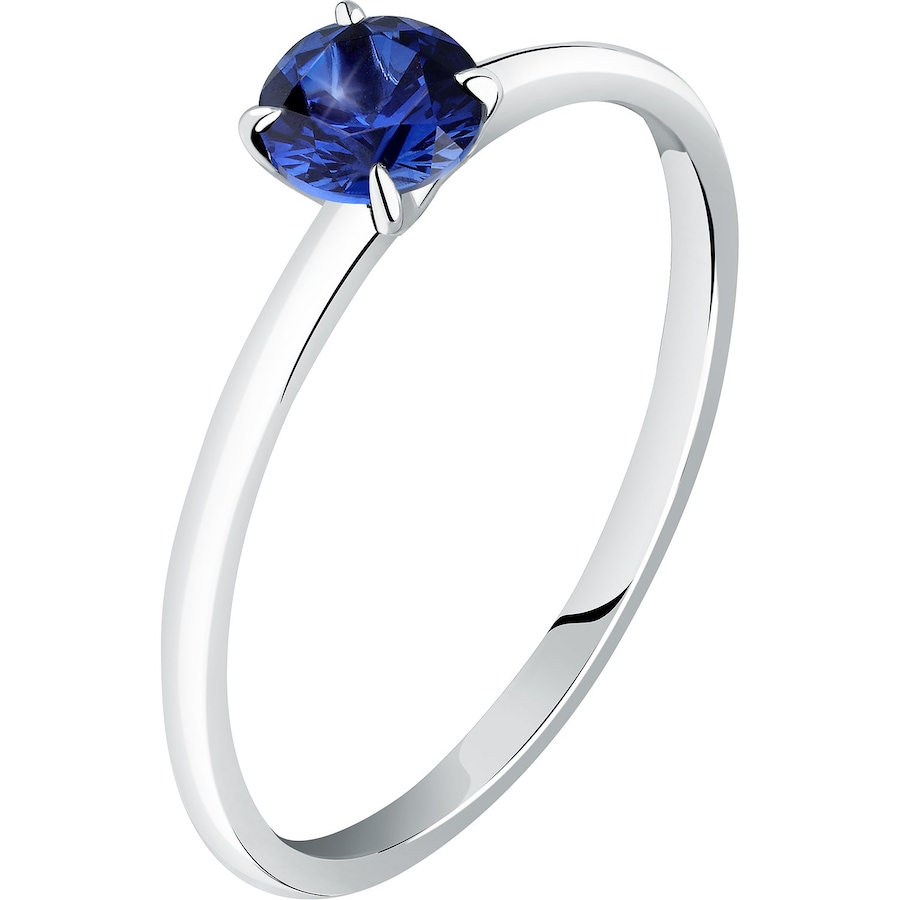 Live Diamond Damenring 375er Weißgold, recycelt 54 Damen