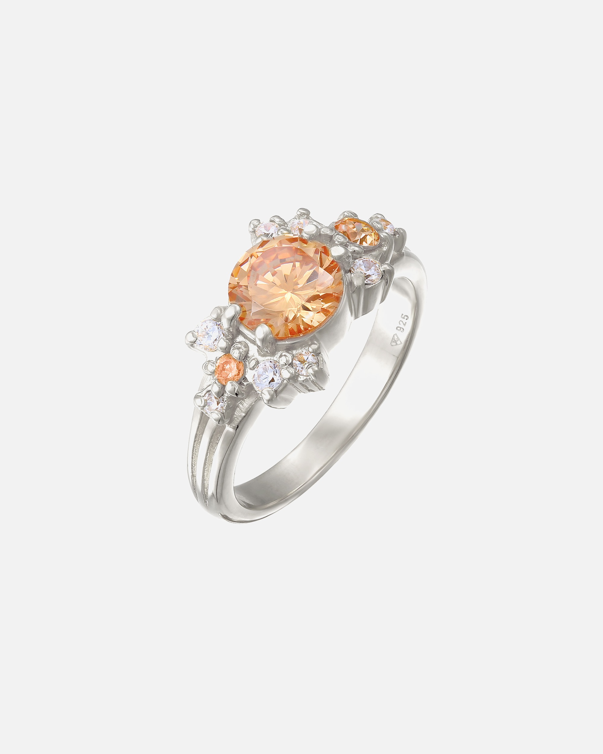 Ring für Weiblich Elli PREMIUM Cocktail Statement Zirkonia 925 Silber 56