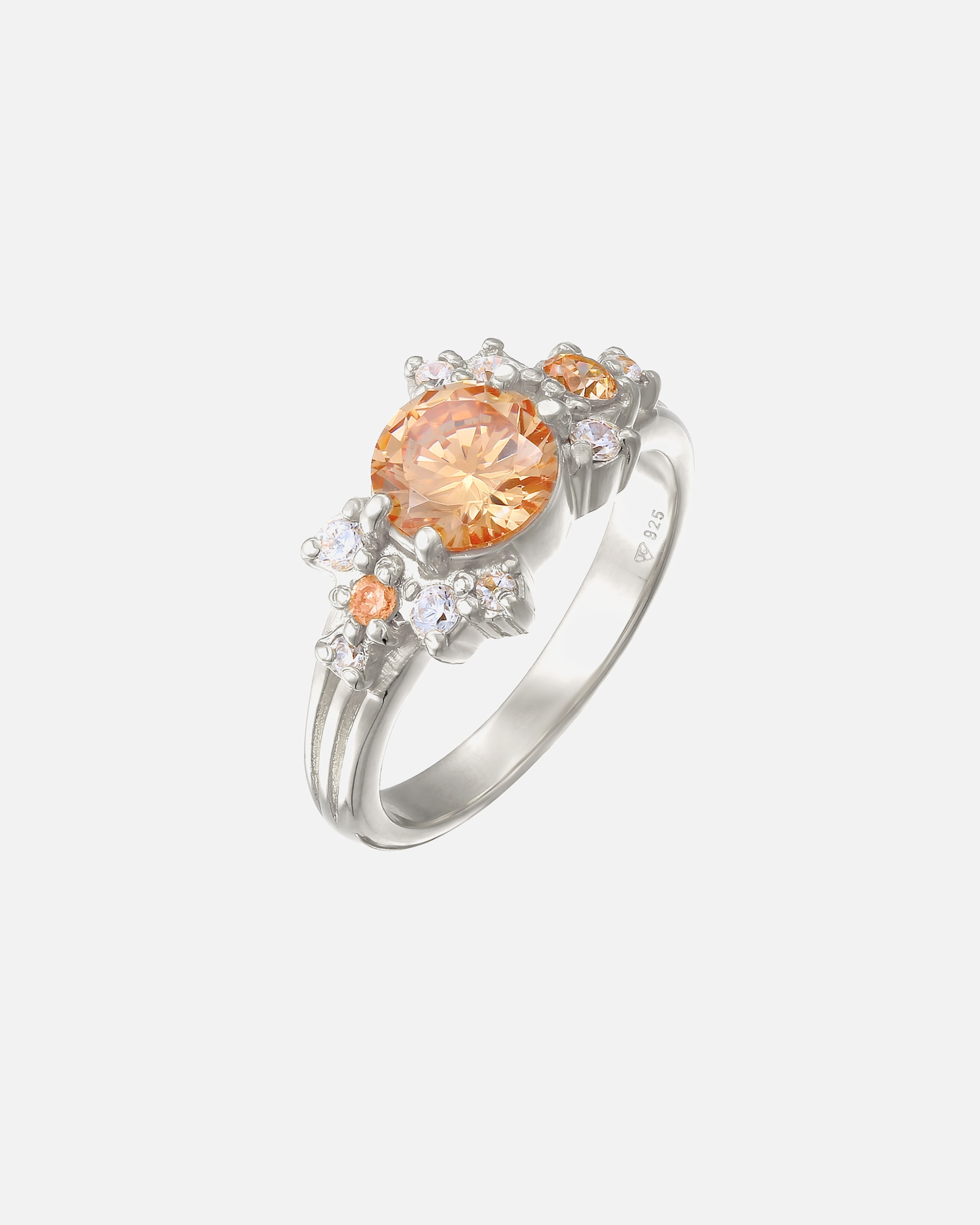 Ring für Weiblich Elli PREMIUM Cocktail Statement Zirkonia 925 Silber 52