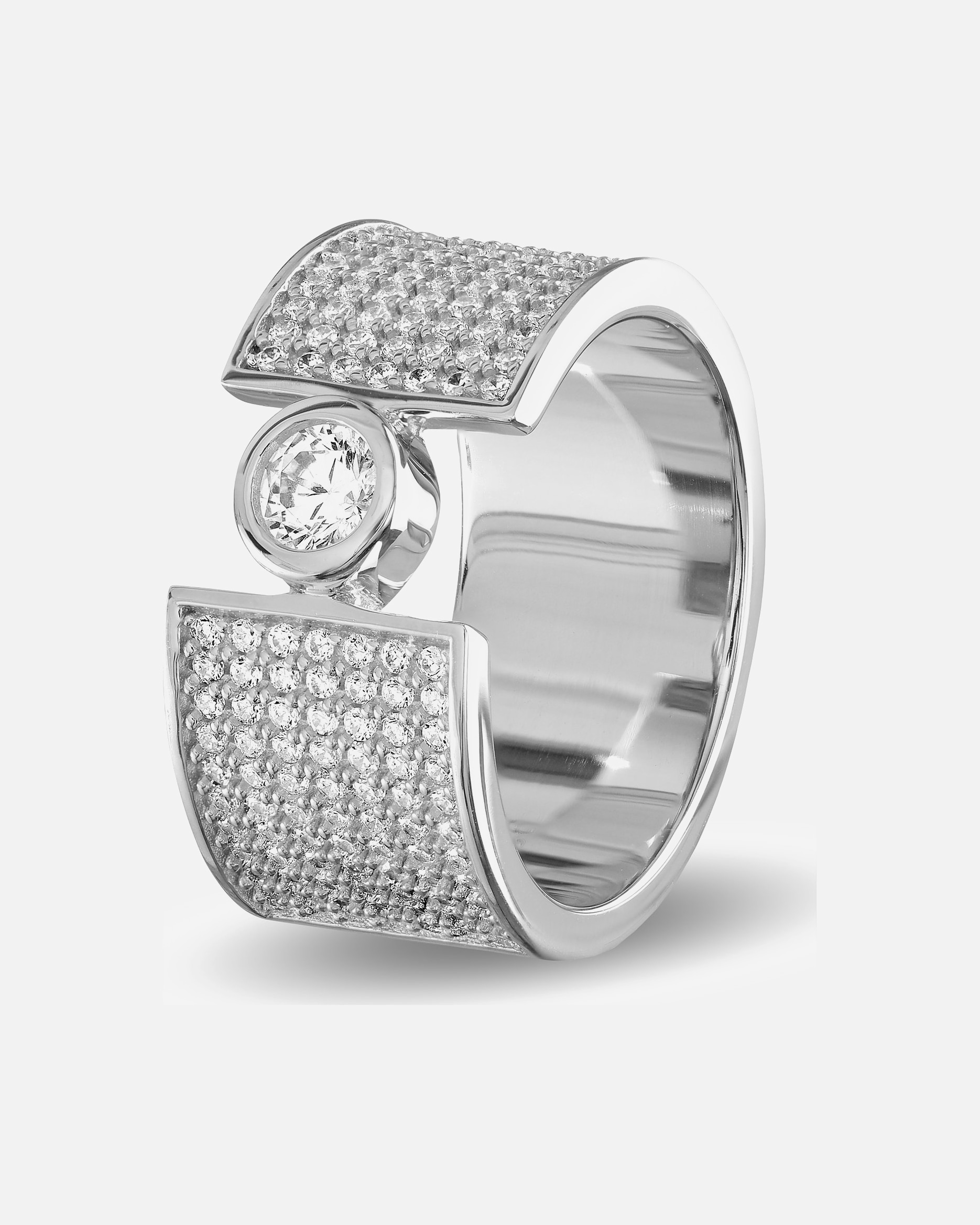 Ring für Weiblich Jette Damenring 925er Silber 57
