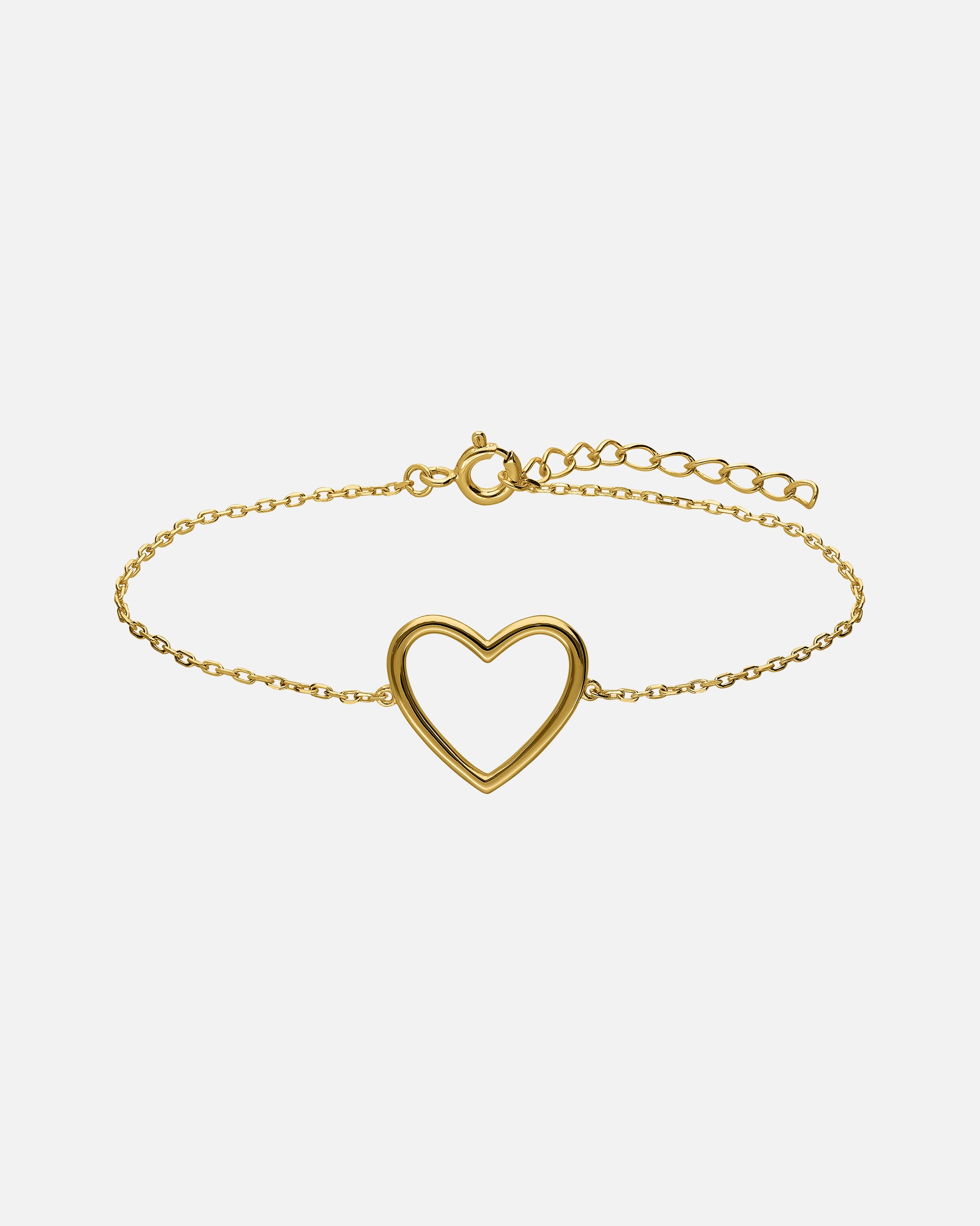 Armband für Weiblich Lucardi Armband 925 Silber 19 cm Gold