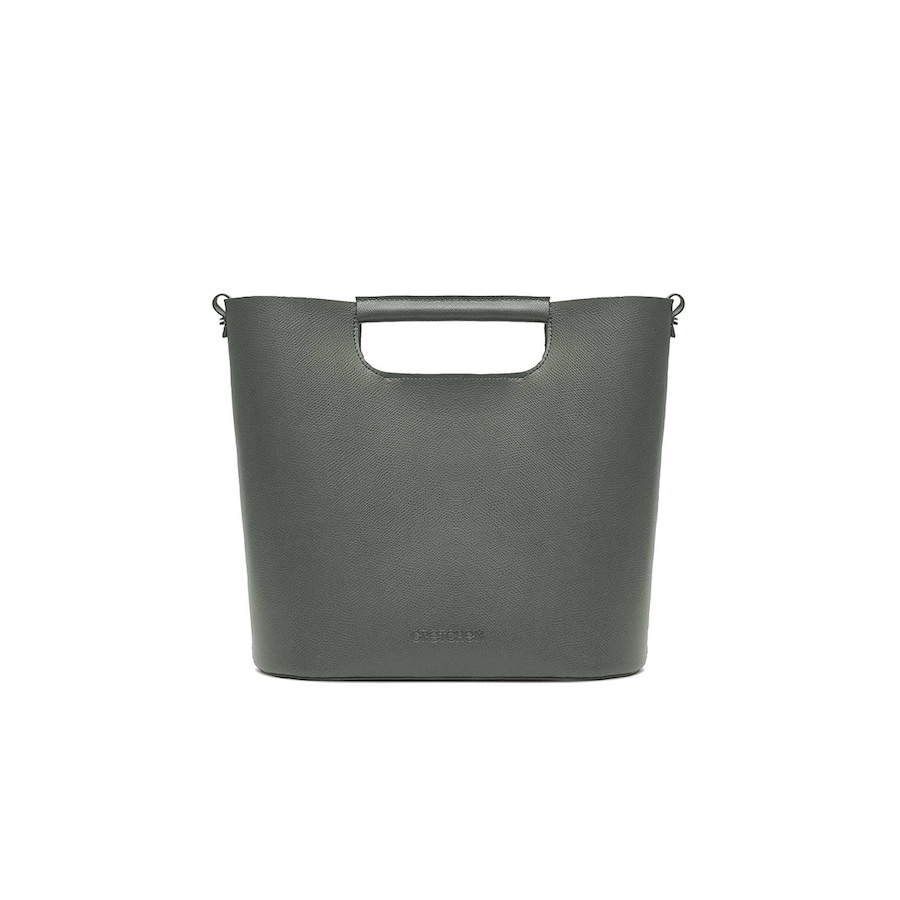 Gretchen Schultertasche Crocus Shoulderbag aus italienischem Rindsleder khaki