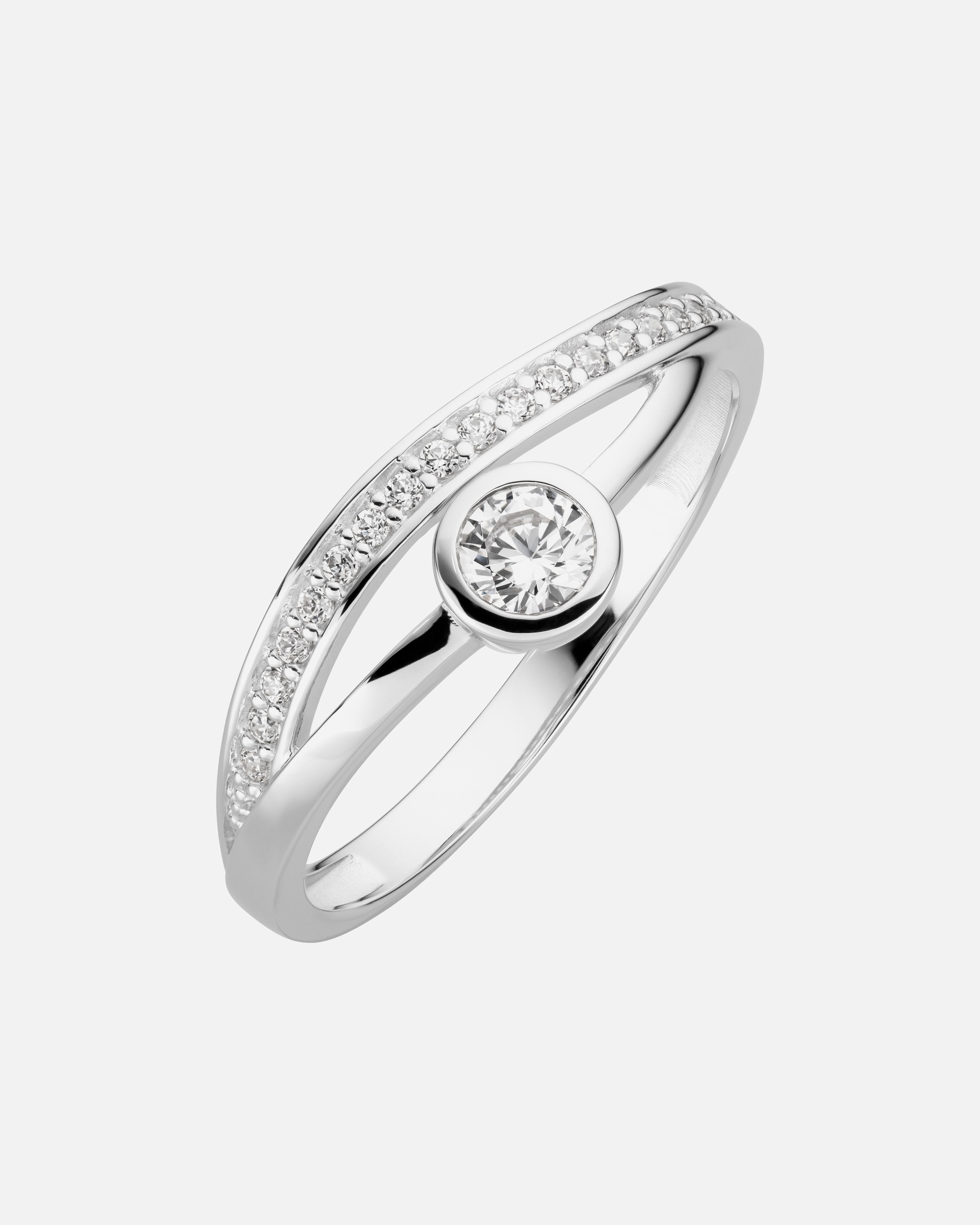 Ring für Weiblich Orolino Ring 333/- Gold Zirkonia weiß 056 (17,8)