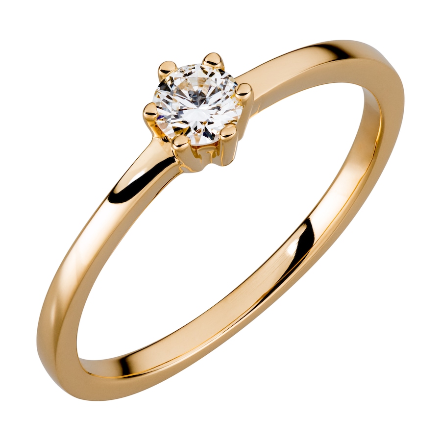 Orolino Ring 750/- Gold Brillant weiß 0,25ct. 054 (17,2) Damen