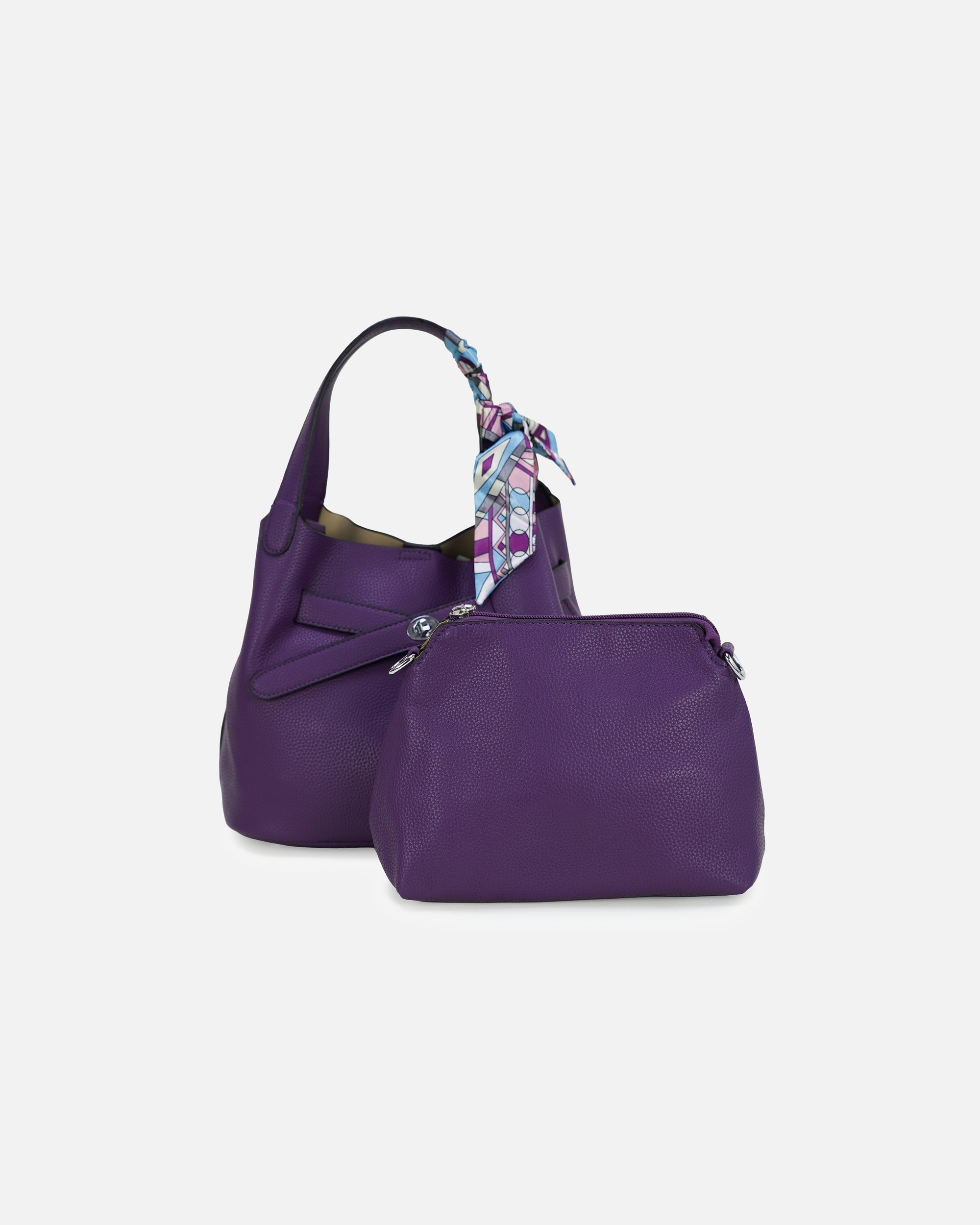 Handtasche für Unisex HARPA Handtasche PRUE mit separater Umhängetasche lila
