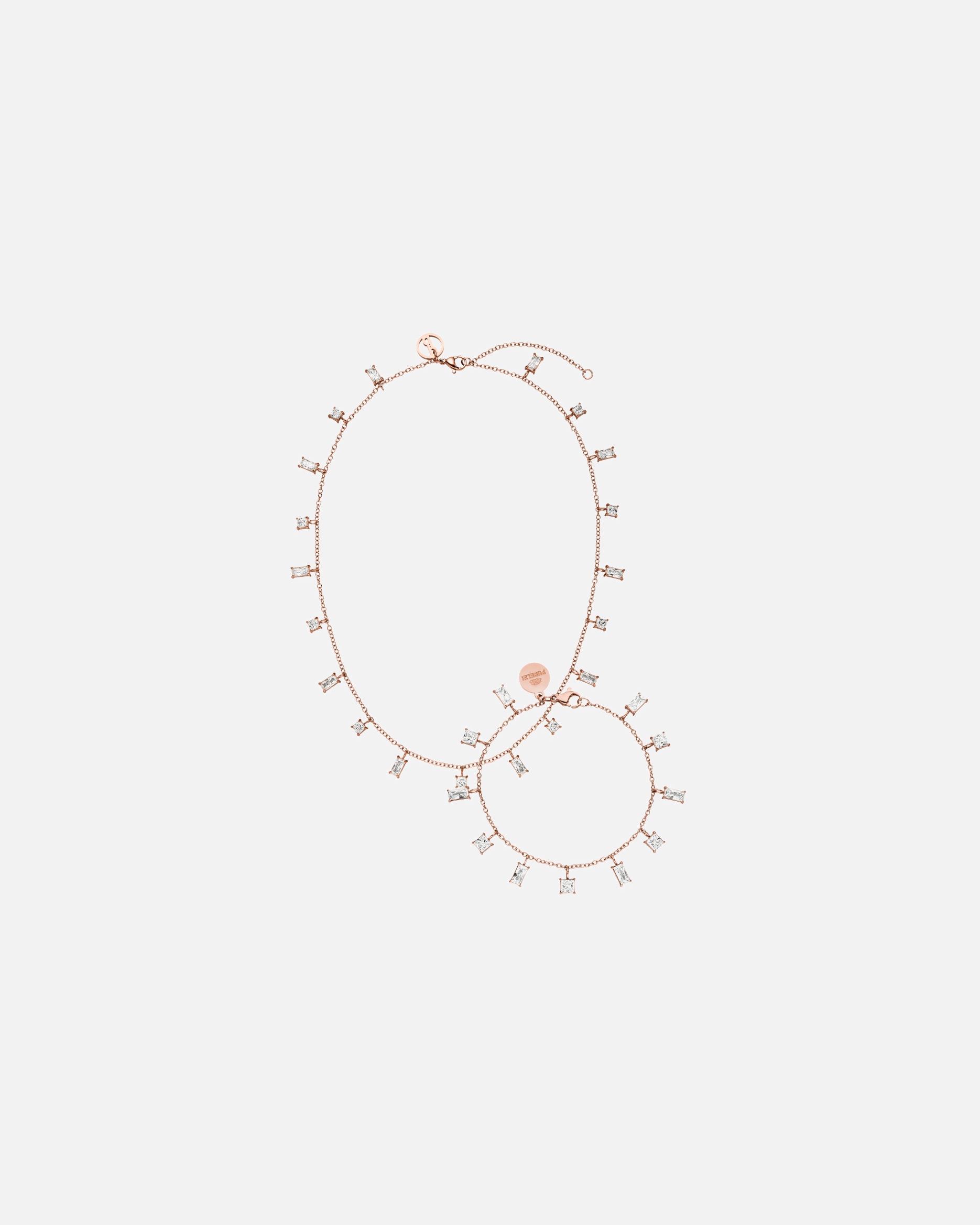 Schmuckset für Unisex Purelei Confident Schmuck-Set 100% Edelstahl Rosegold