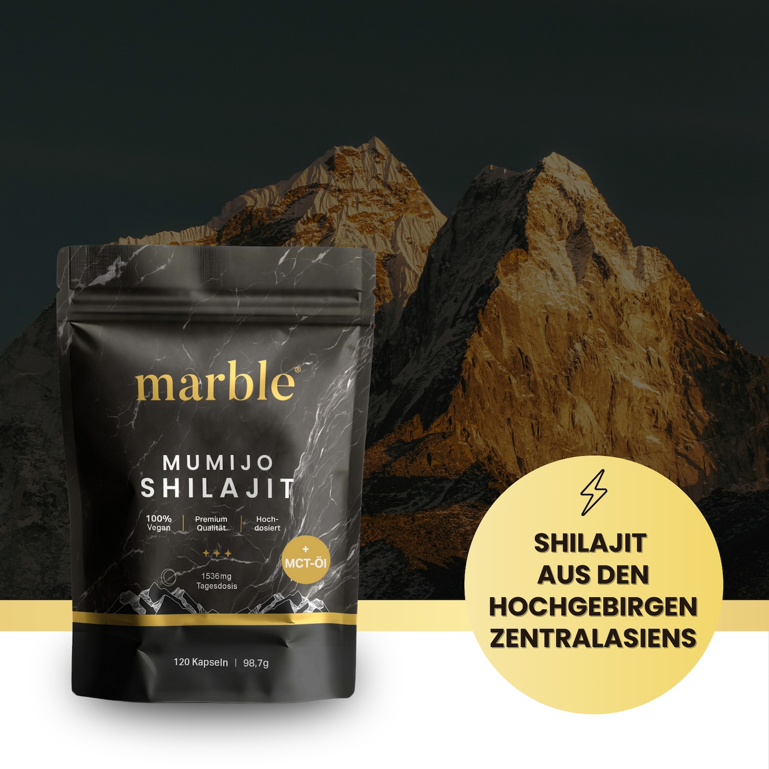 2er Pack marble Mumijo Shilajit