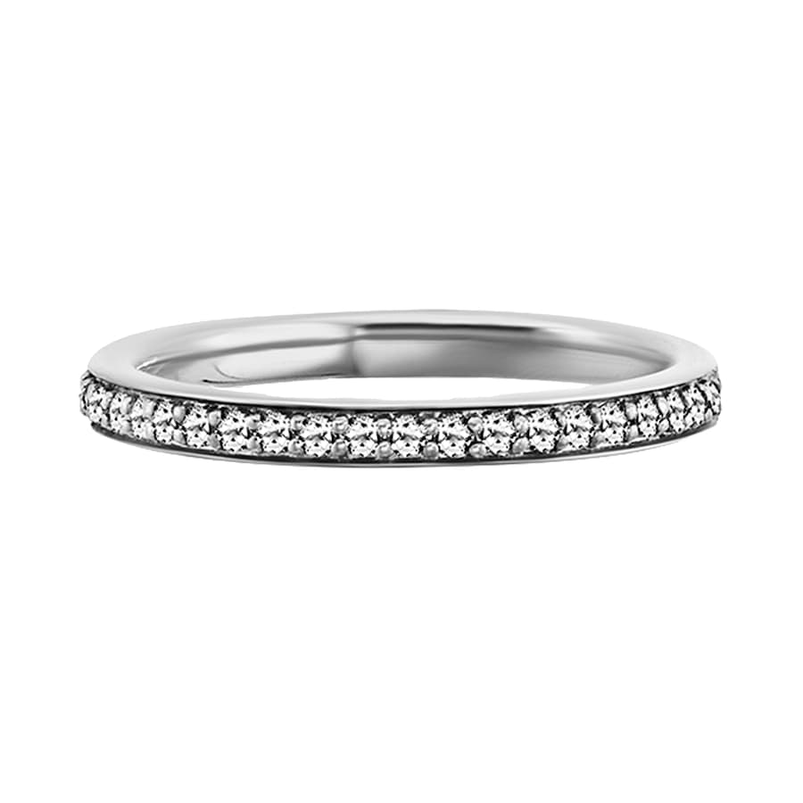 caï Ring 925/- Sterling Silber Topas weiß 0,280ct 058 (18,5) Damen
