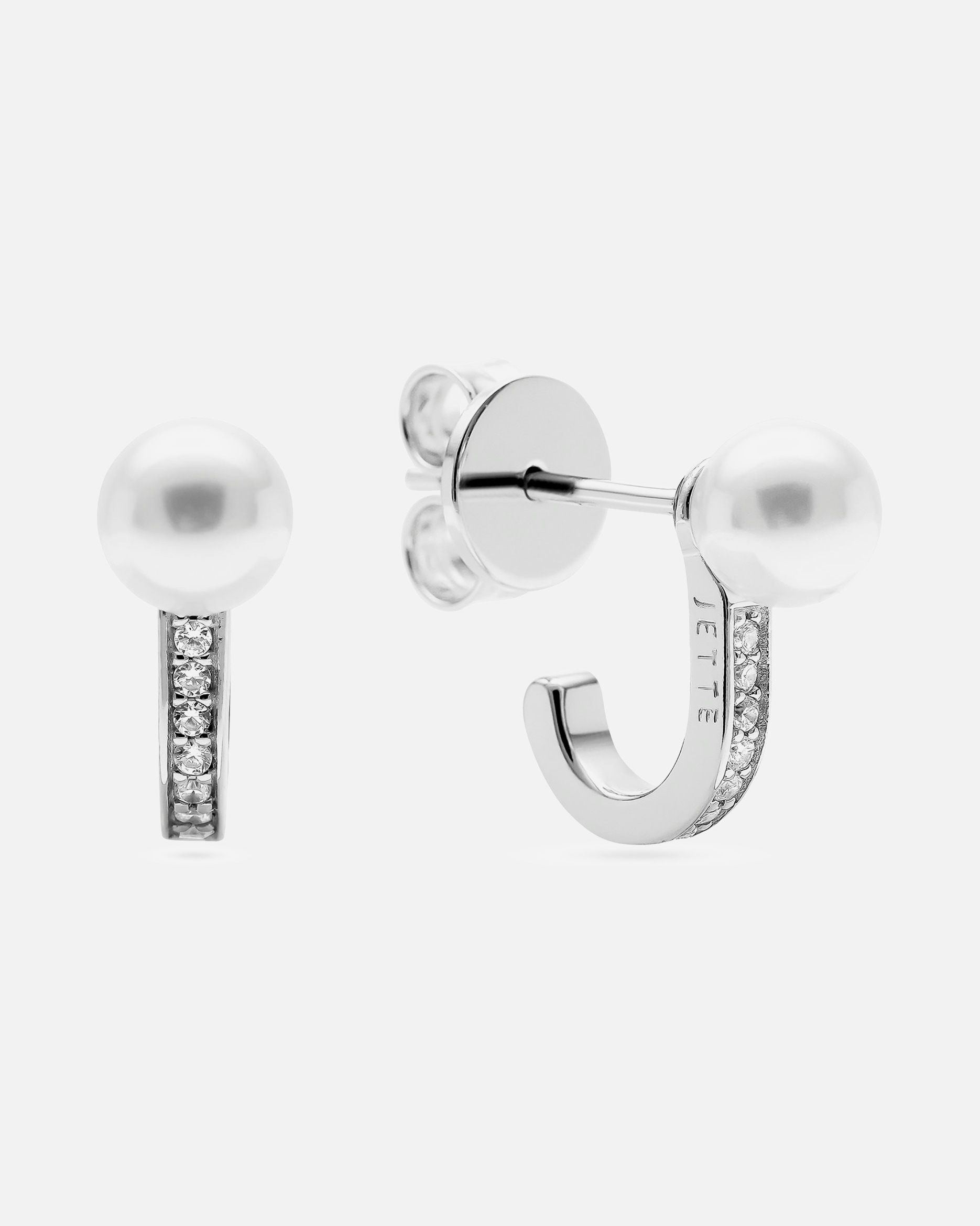 Ohrringe für Weiblich Jette Ohrstecker 925er Silber, recycelt One Size