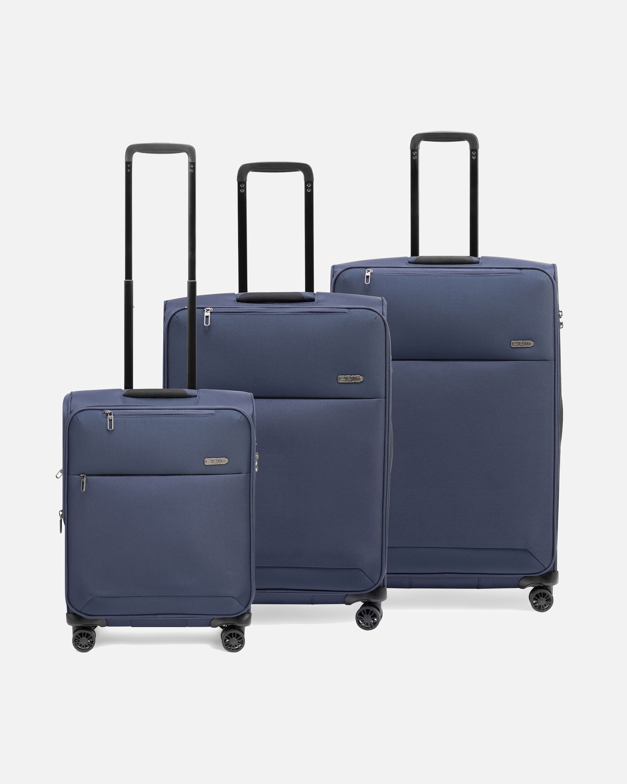 Koffer für Männlich Epic Discovery 4-Rollen Kofferset 3tlg. navyblue