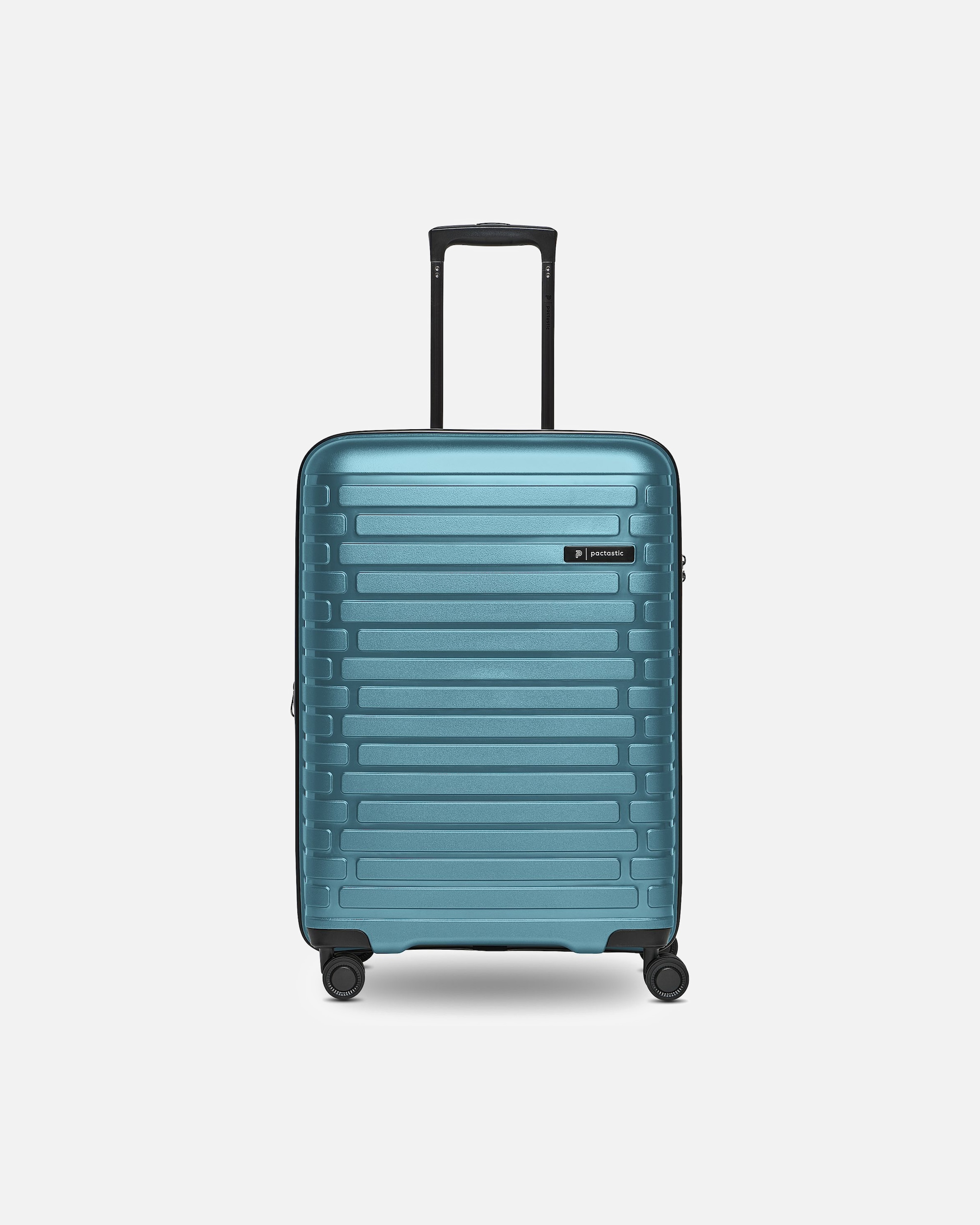 Trolley für Männlich Pactastic Collection 04 THE MEDIUM + 4 Rollen Trolley M 66 cm mit Dehnfalte ice blue-metallic