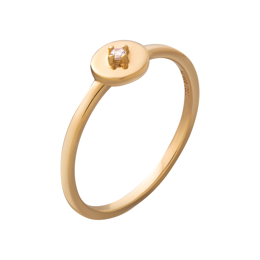 caï Ring 925/- Sterling Silber Zirkonia 048 (15,3) Damen