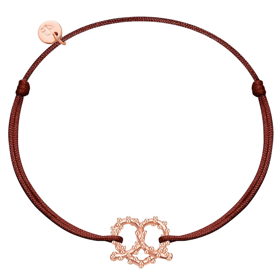 Glanzstücke München Armband Herz-Breze aus Sterling Silber in 15,0 - 22,0 cm, flexibel einstellbar Damen