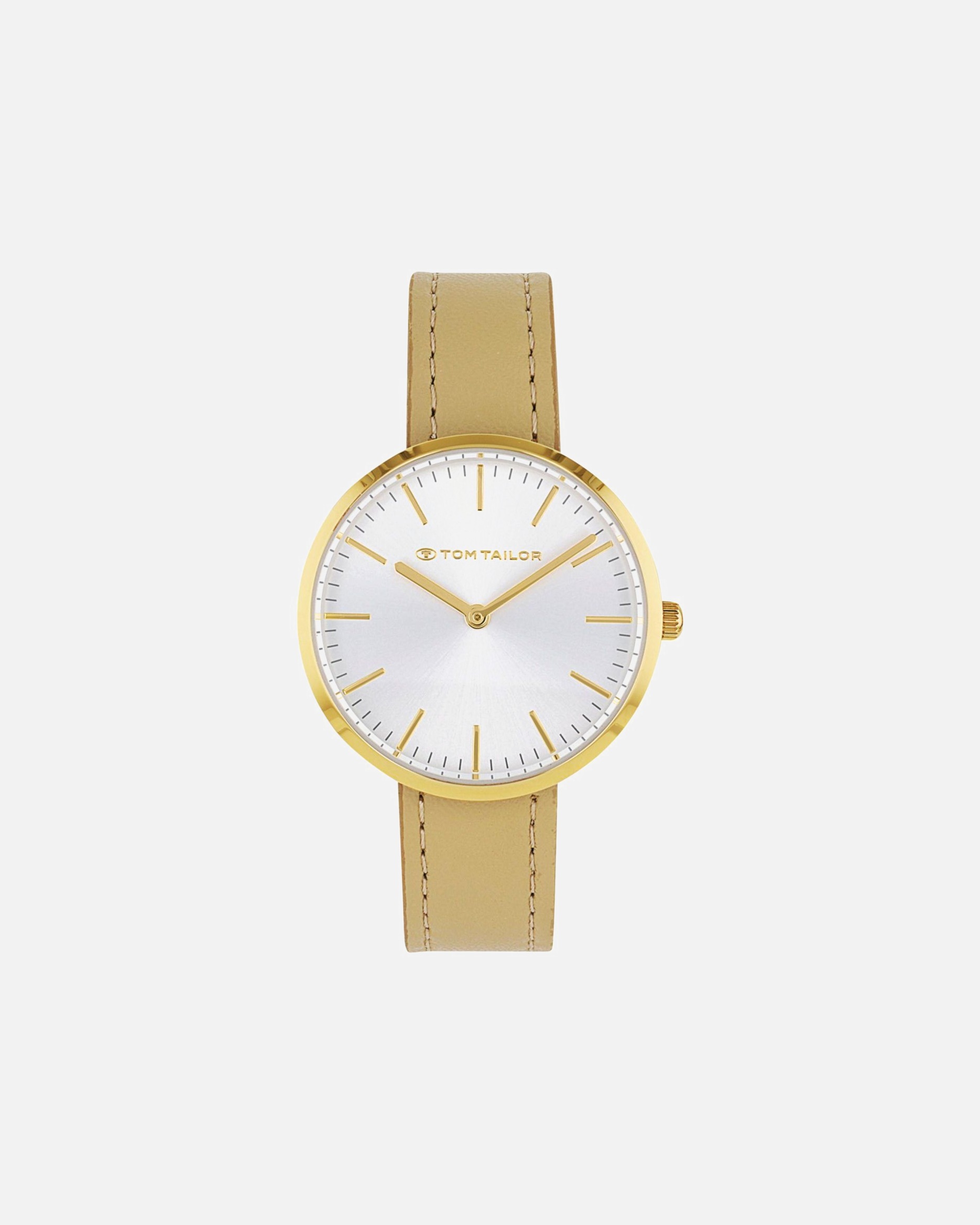 Uhr für Weiblich Tom Tailor Quarzuhr Gold