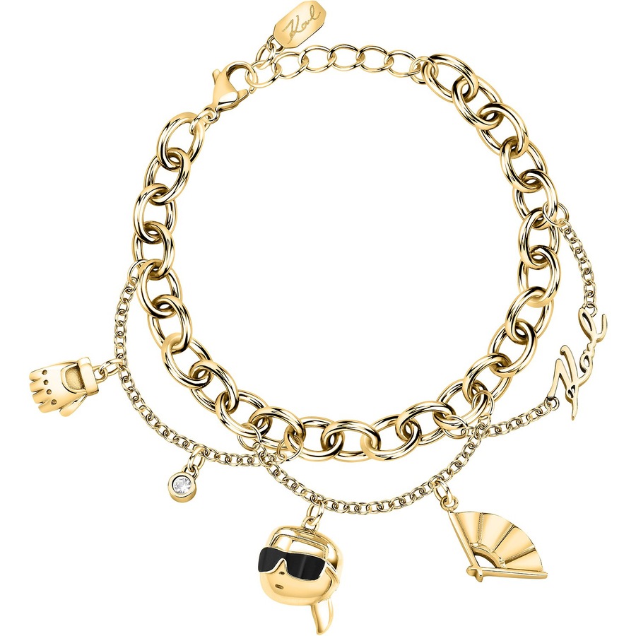 Karl Lagerfeld Armband Edelstahl gelbgold Damen