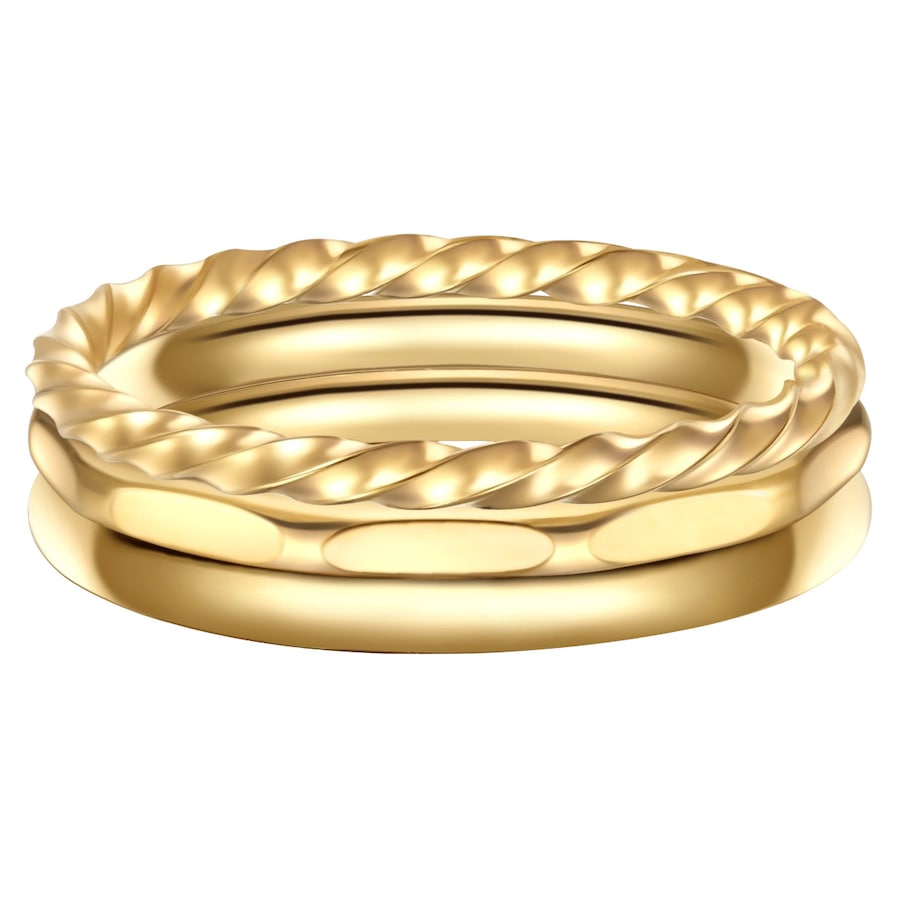 Eastside Ring Edelstahl in Gelbgold 56 Damen