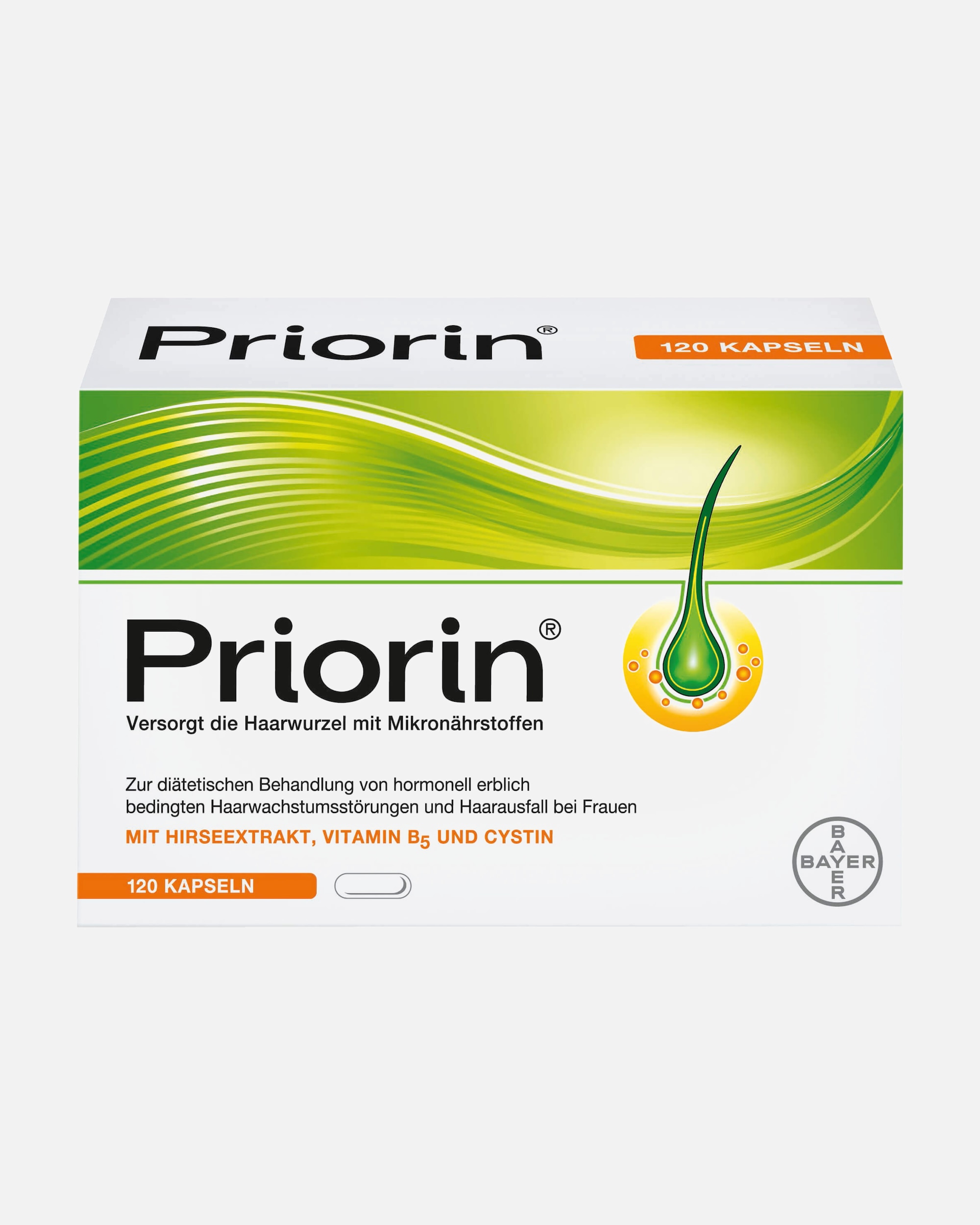 Haarvitamine für Weiblich Bayer Vital Kapseln für Haarwachstum 120 Stück