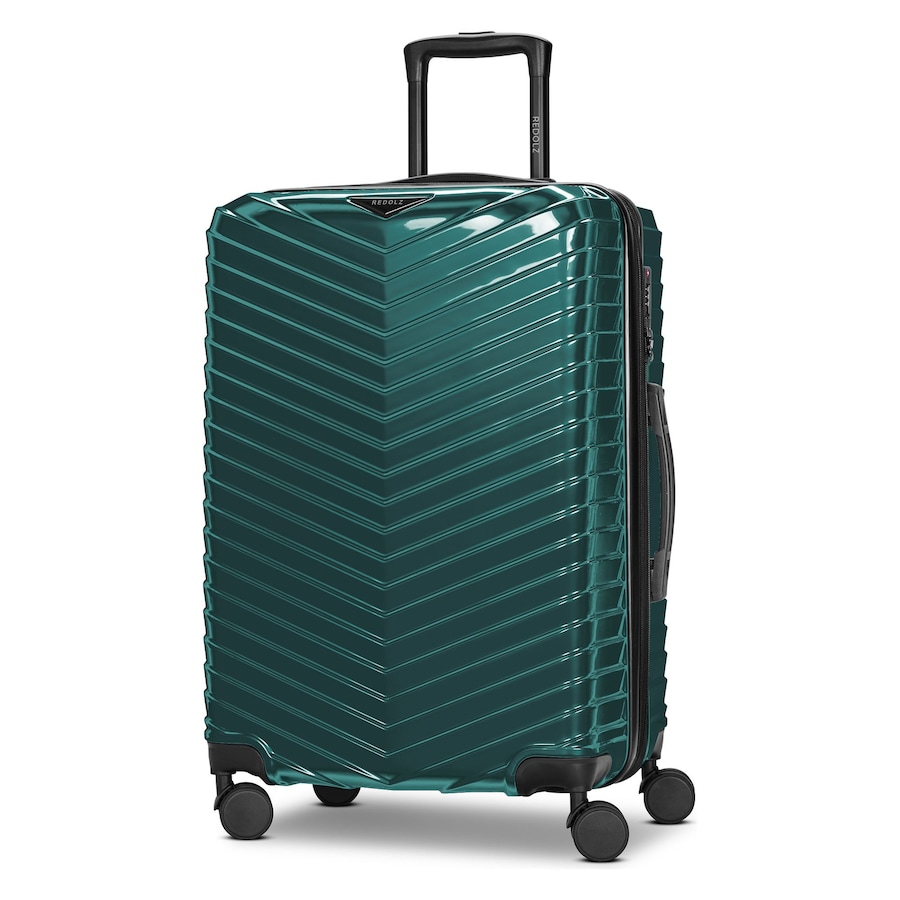 Redolz Essentials 18 4 Rollen Trolley 66 cm mit Dehnfalte Metallic-Green Shiny Grün Herren