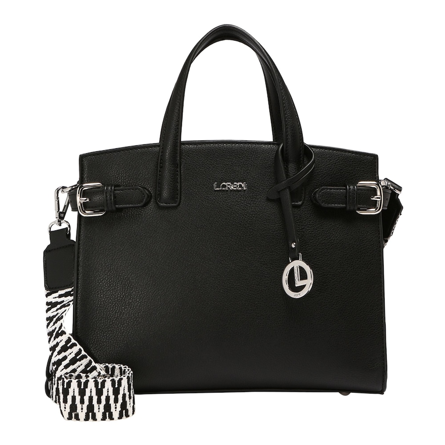 L.CREDI Isante Henkeltasche schwarz Damen