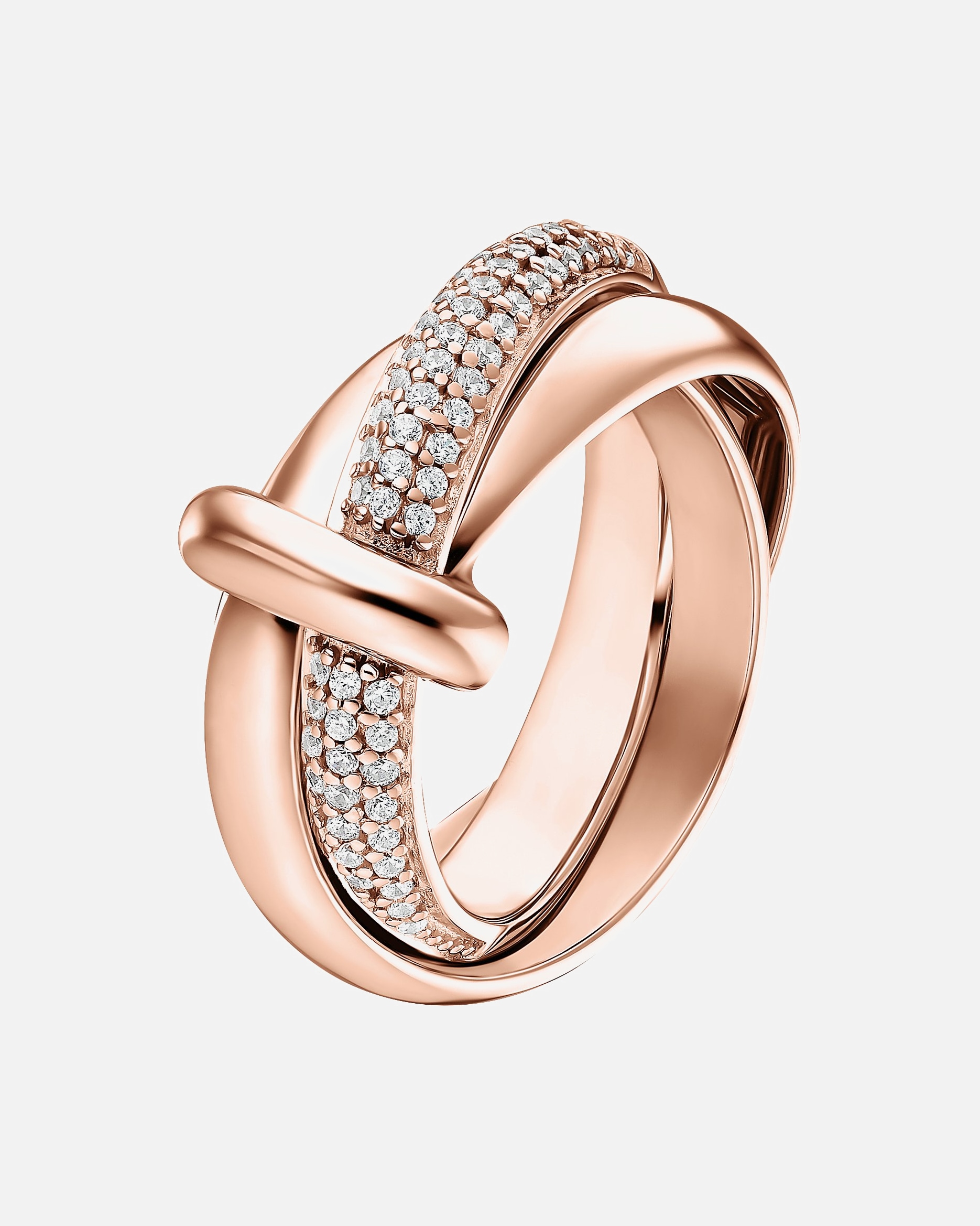 Ring für Weiblich Jette Damenring 925er Silber 59