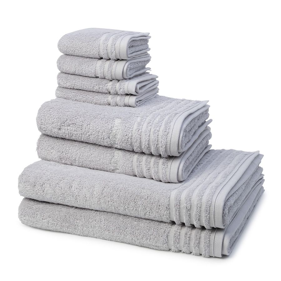 Vossen Vienna Supersoft 8-teiliges Handtuch-Set Silber