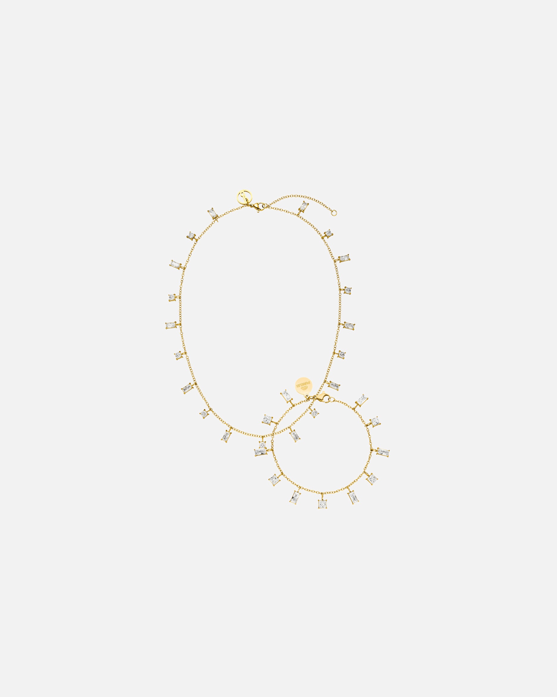 Schmuckset für Unisex Purelei Confident Schmuck-Set 100% Edelstahl Gold