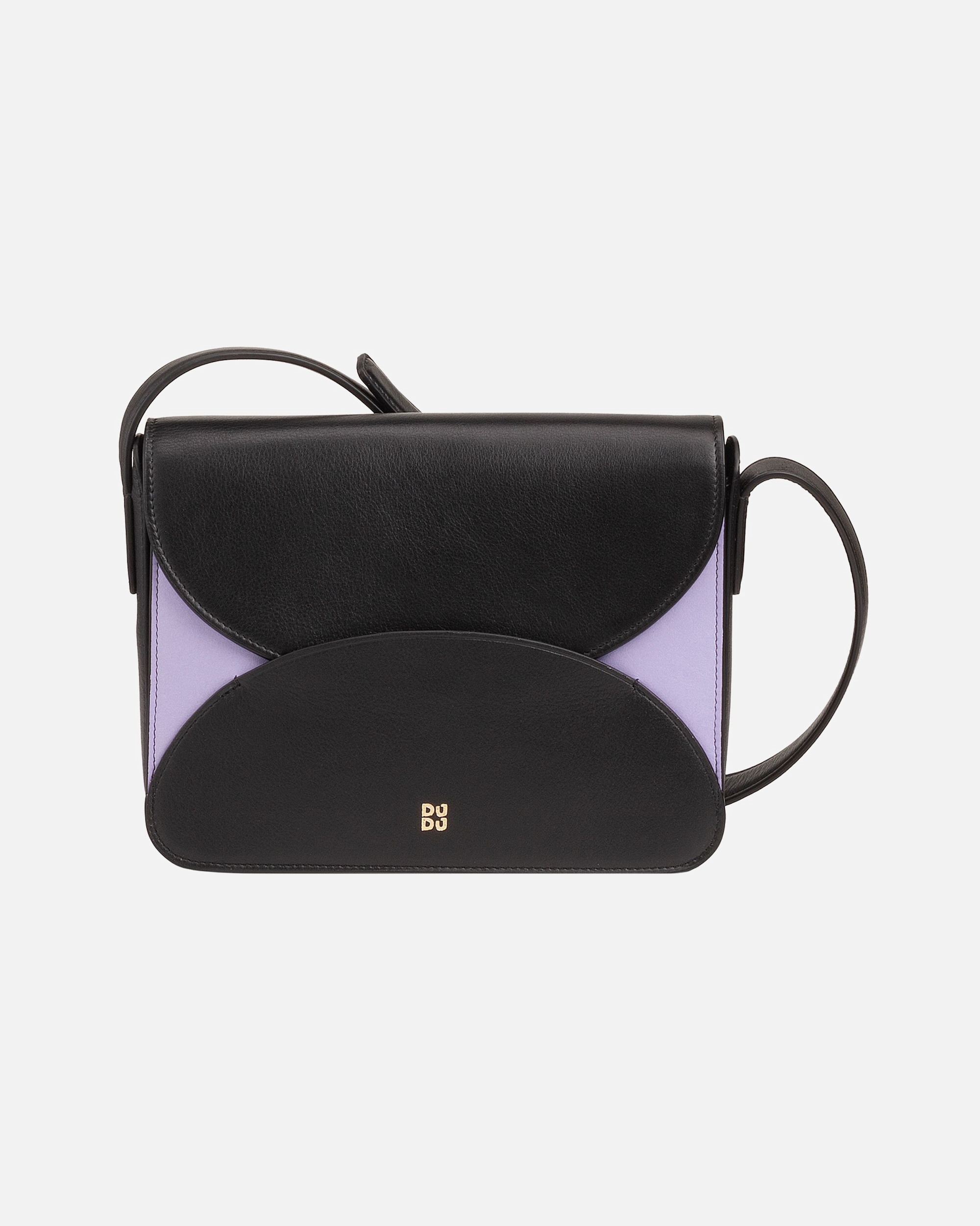 Clutch für Weiblich DuDu Umhängetasche black lavender