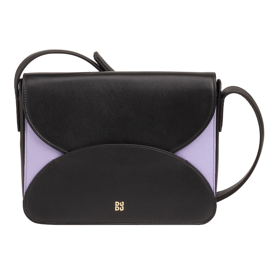 DuDu Umhängetasche black lavender Grau Damen