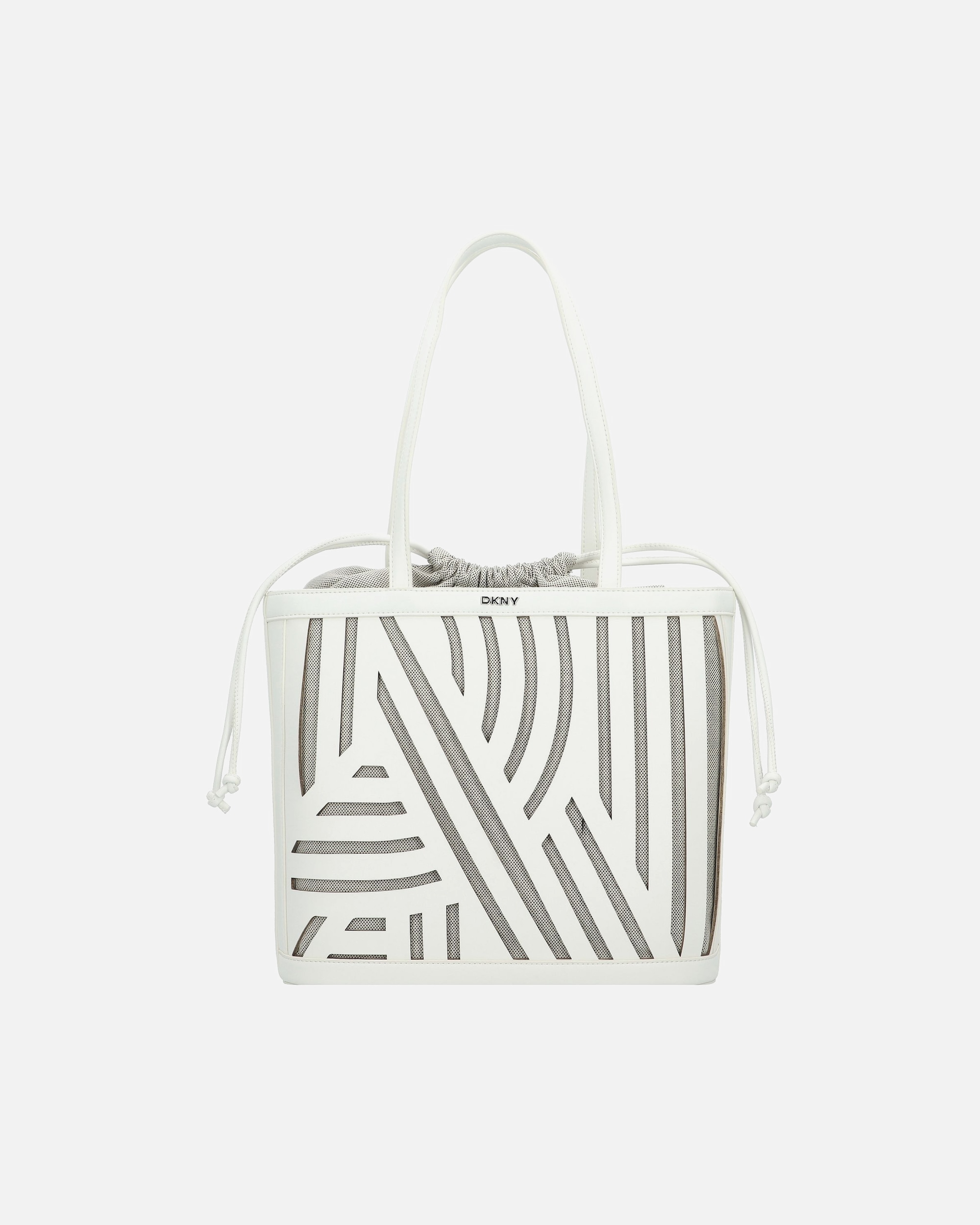 Clutch für Weiblich DKNY Hildi Beuteltasche white-natural