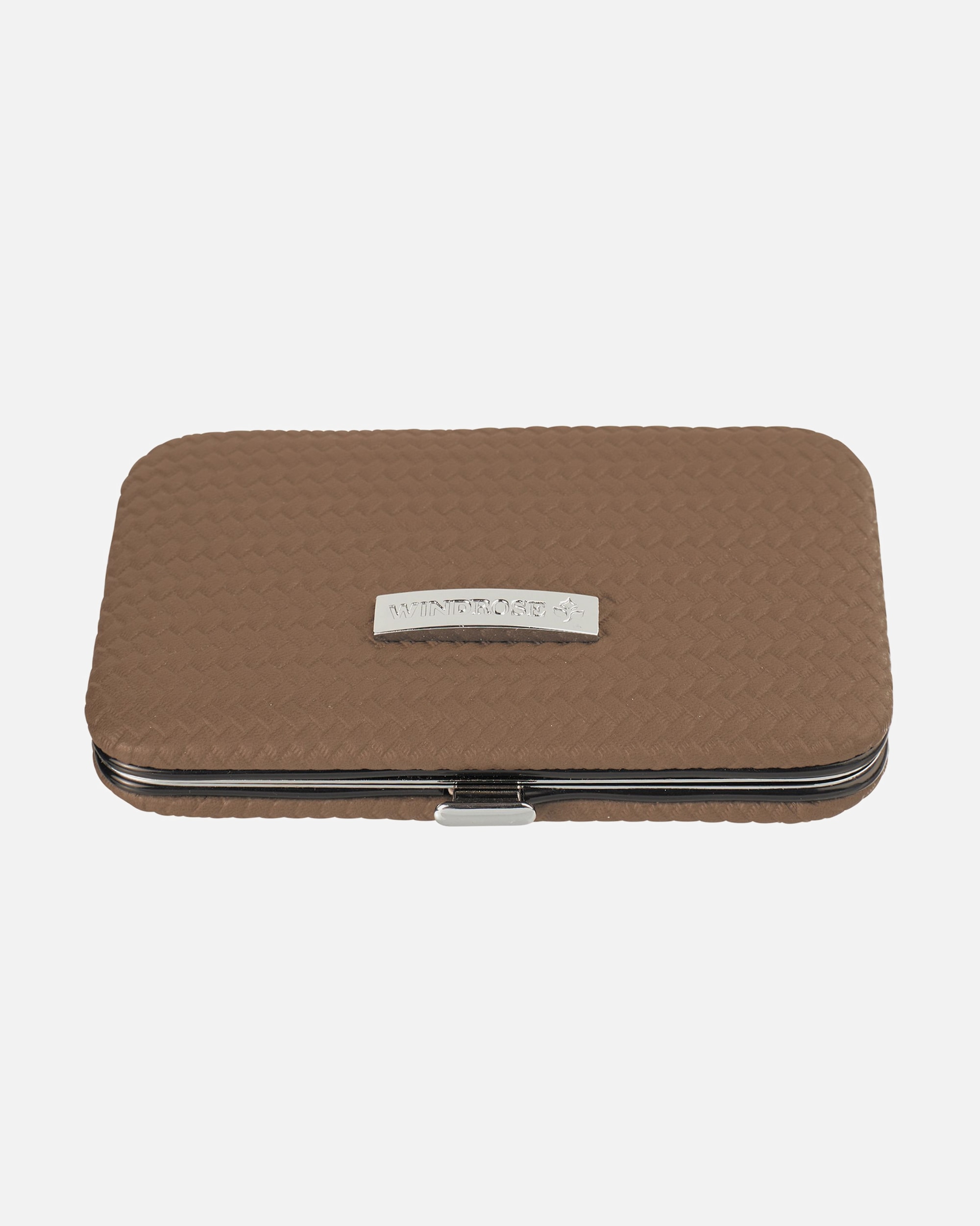 Handpflegeset für Weiblich Windrose Corbello Manciure-Set 11 cm mocca