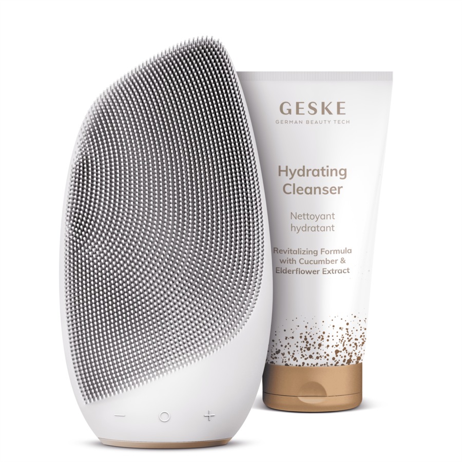 GESKE Sonic Thermo Facial Brush | 6in1 Farbe: Starlight + Gratis Kosmetik