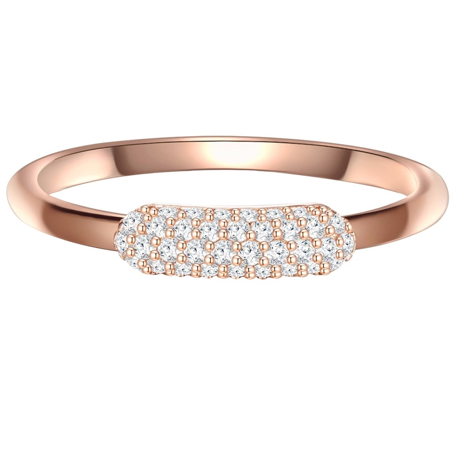 Glanzstücke München Ring Sterling Silber Zirkonia in Roségold 54 Damen