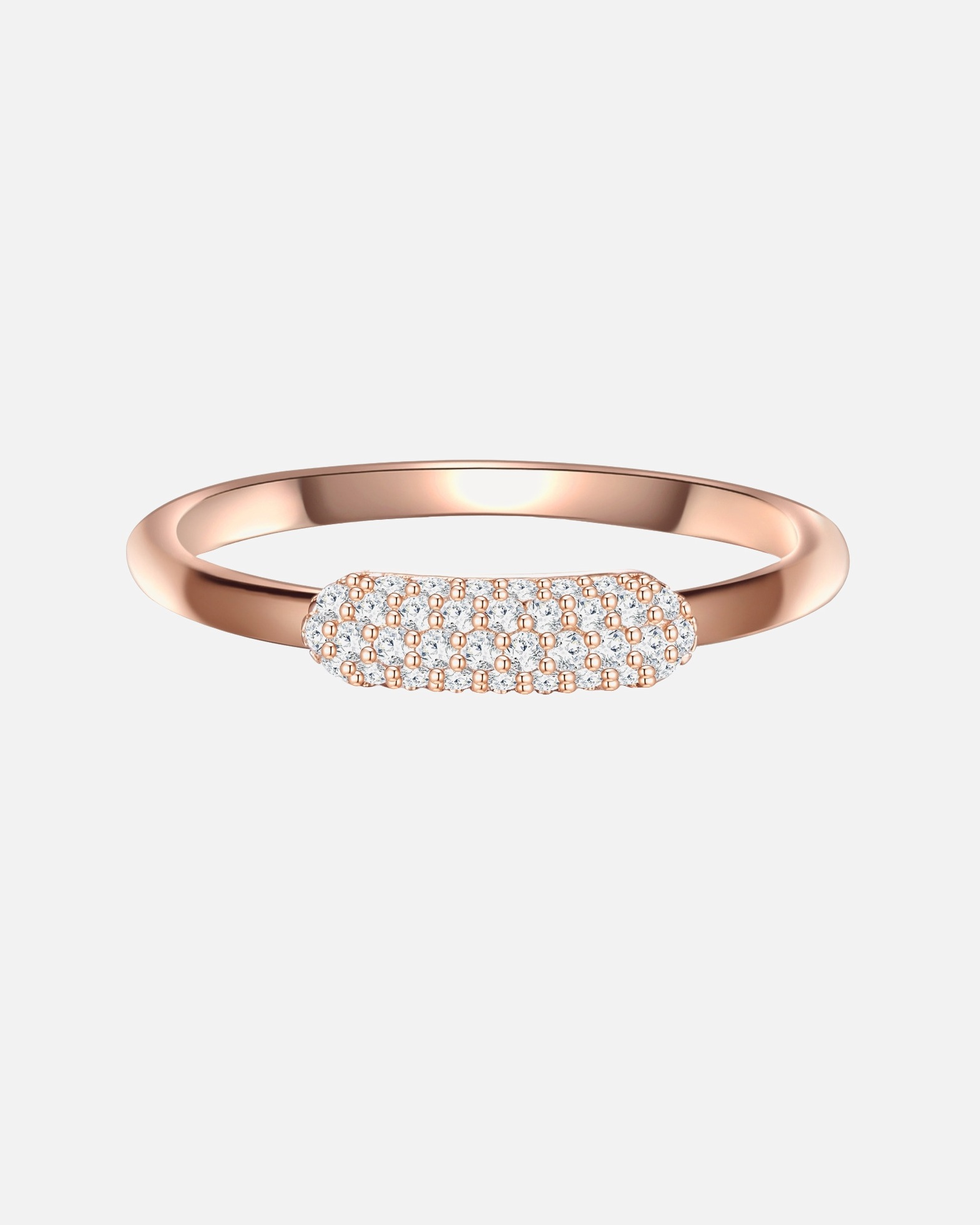 Ring für Weiblich Glanzstücke München Ring Sterling Silber Zirkonia in Roségold 50