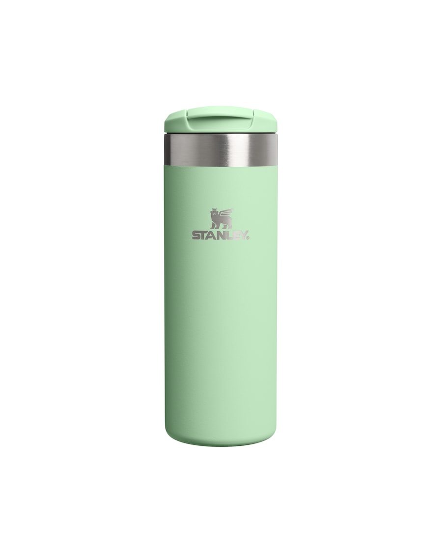 Stanley 1913 Thermobecher - 0,47L THE AEROLIGHT TRANSIT MUG Pistachio Silber