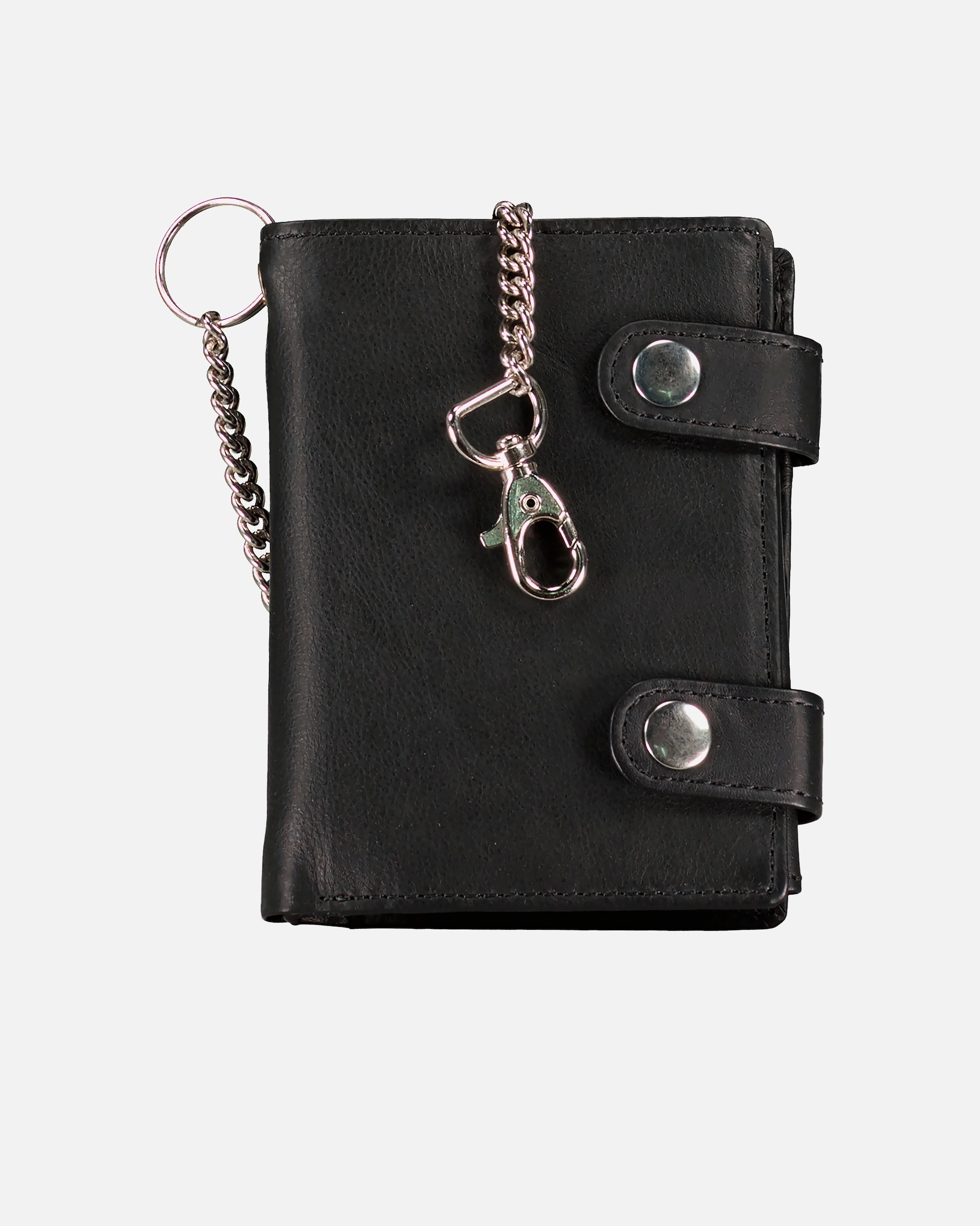 Portemonnaie für Männlich Hausfelder Manufaktur Kettenbörse Schwarz